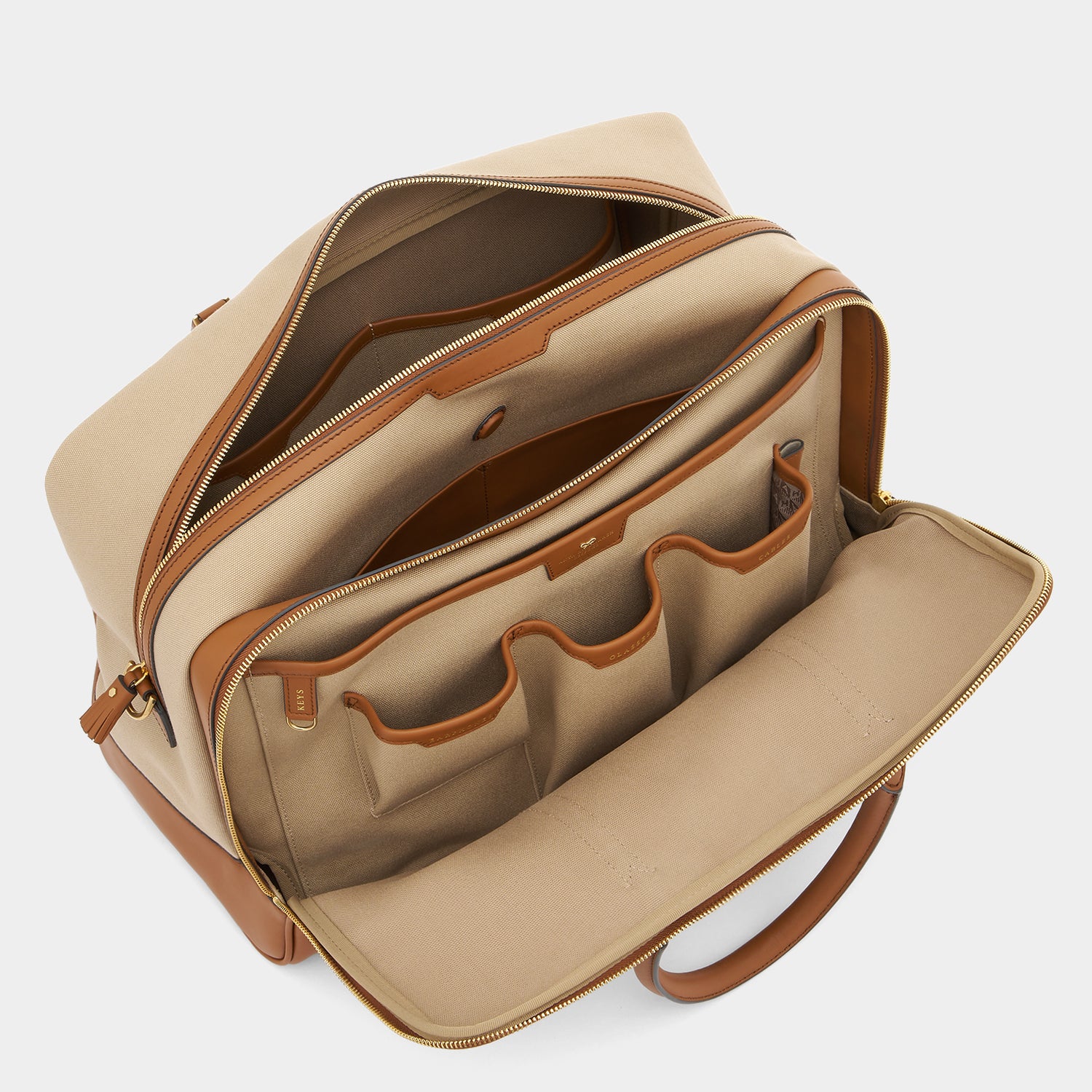 Bespoke Walton In-Flight Bag -

          
            Smooth Leather/TPU In Clear -
          

          Anya Hindmarch EU
