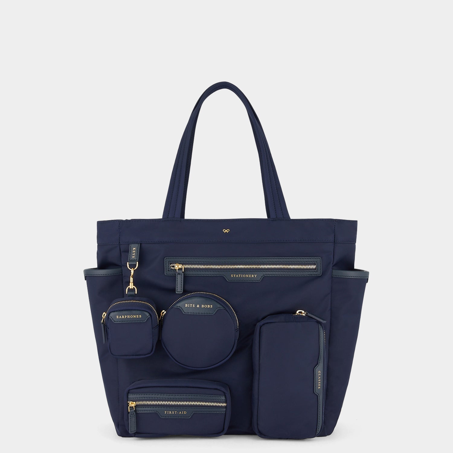 Commuter Tote -

          
            Regenerated Econyl® in Marine -
          

          Anya Hindmarch EU
