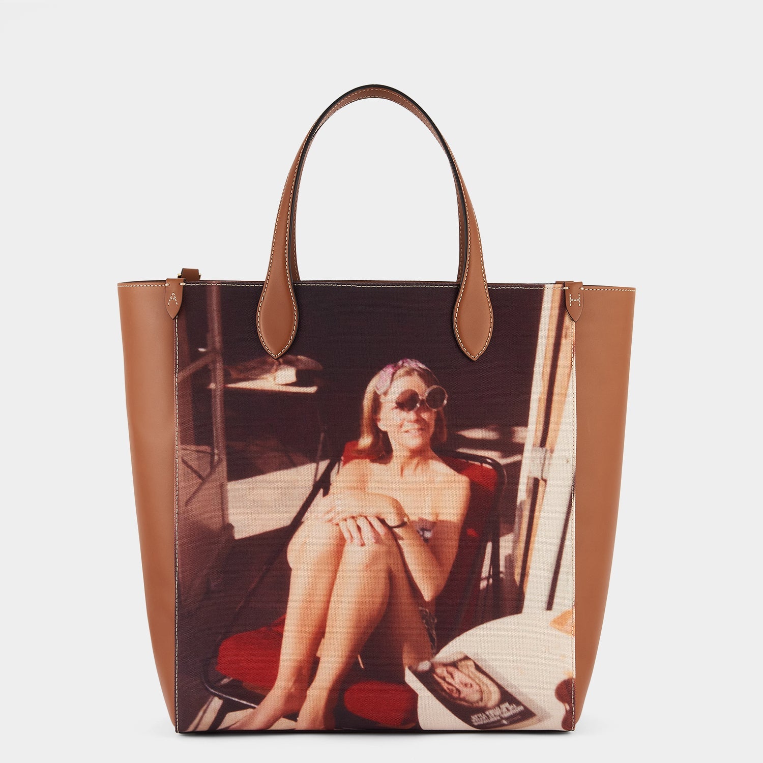 Be A Bag N/S Tote -

          
            Recyled Canvas in Tan -
          

          Anya Hindmarch EU
