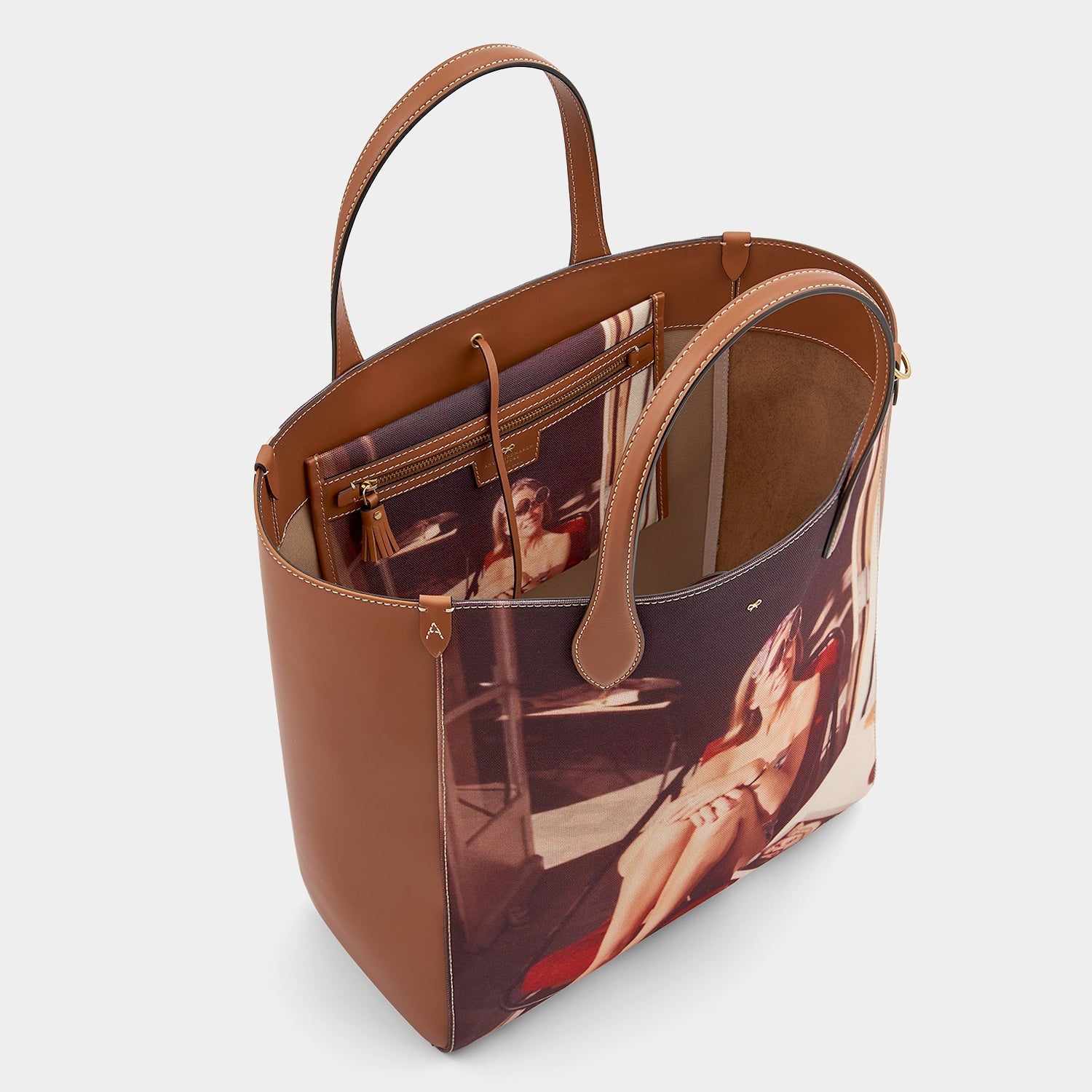 Be A Bag N/S Tote -

          
            Recyled Canvas in Tan -
          

          Anya Hindmarch EU
