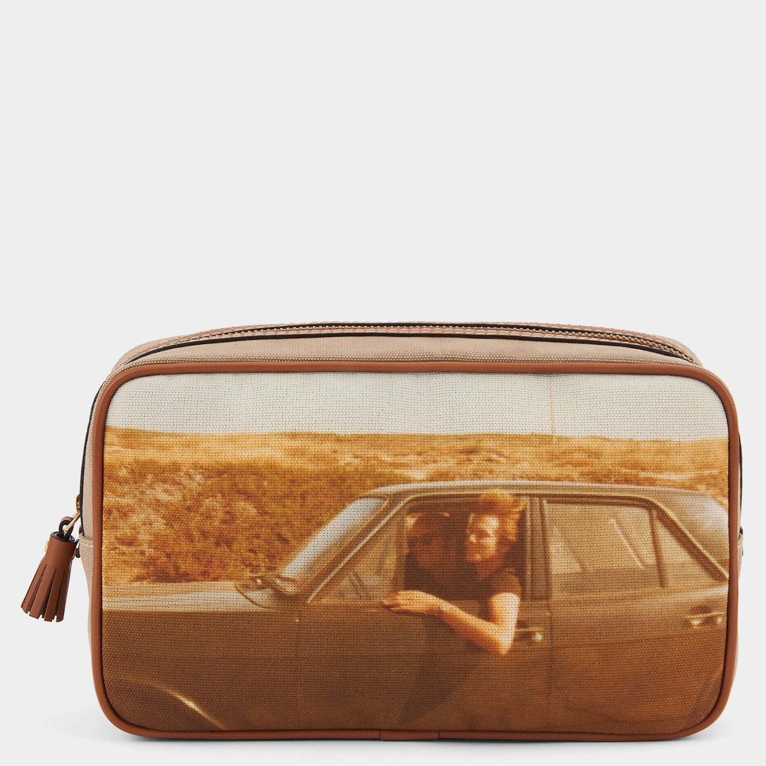 Be A Bag Large Wash bag -

          
            Recyled Canvas in Tan -
          

          Anya Hindmarch EU
