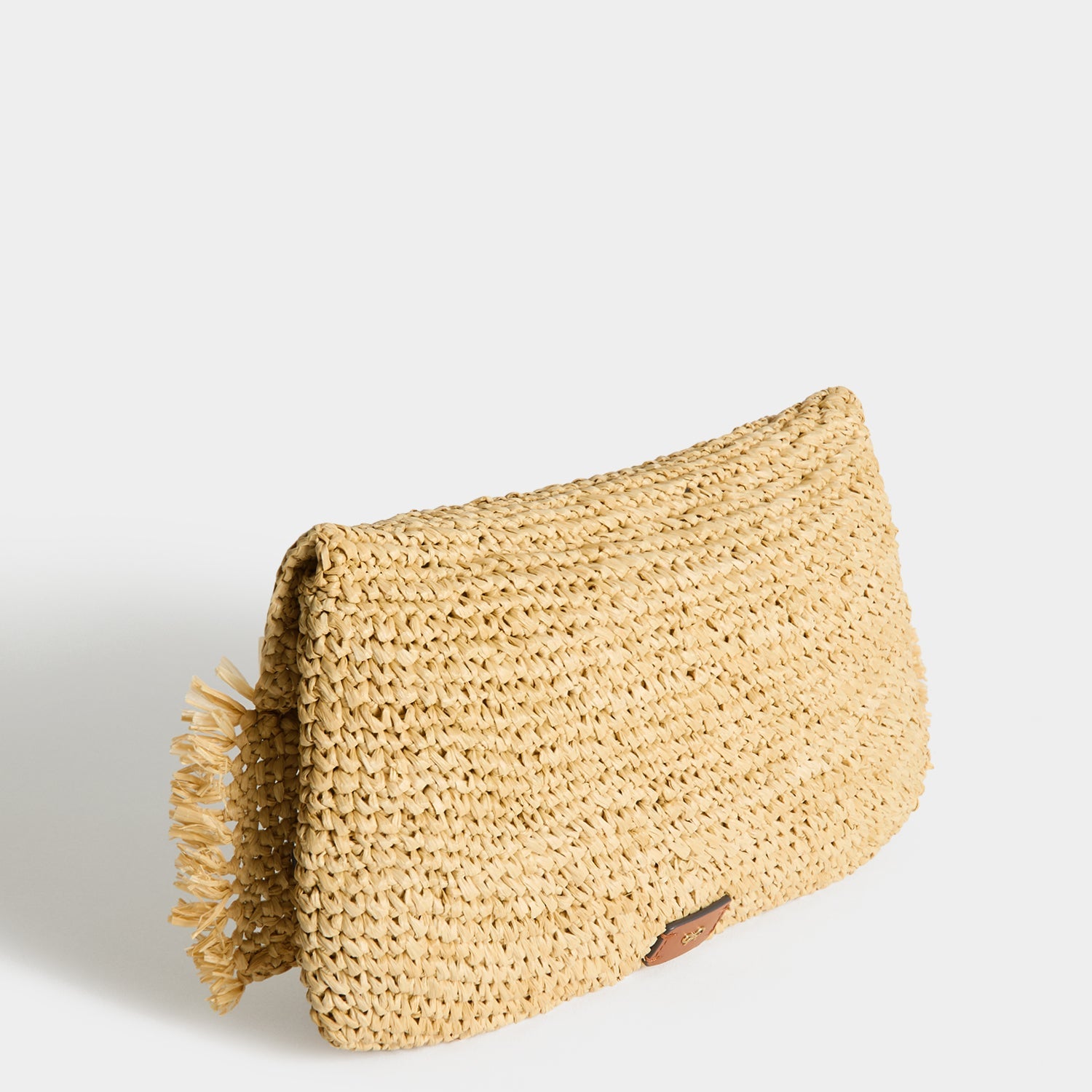 Raffia Bow Clutch -

          
            Raffia in Natural -
          

          Anya Hindmarch EU
