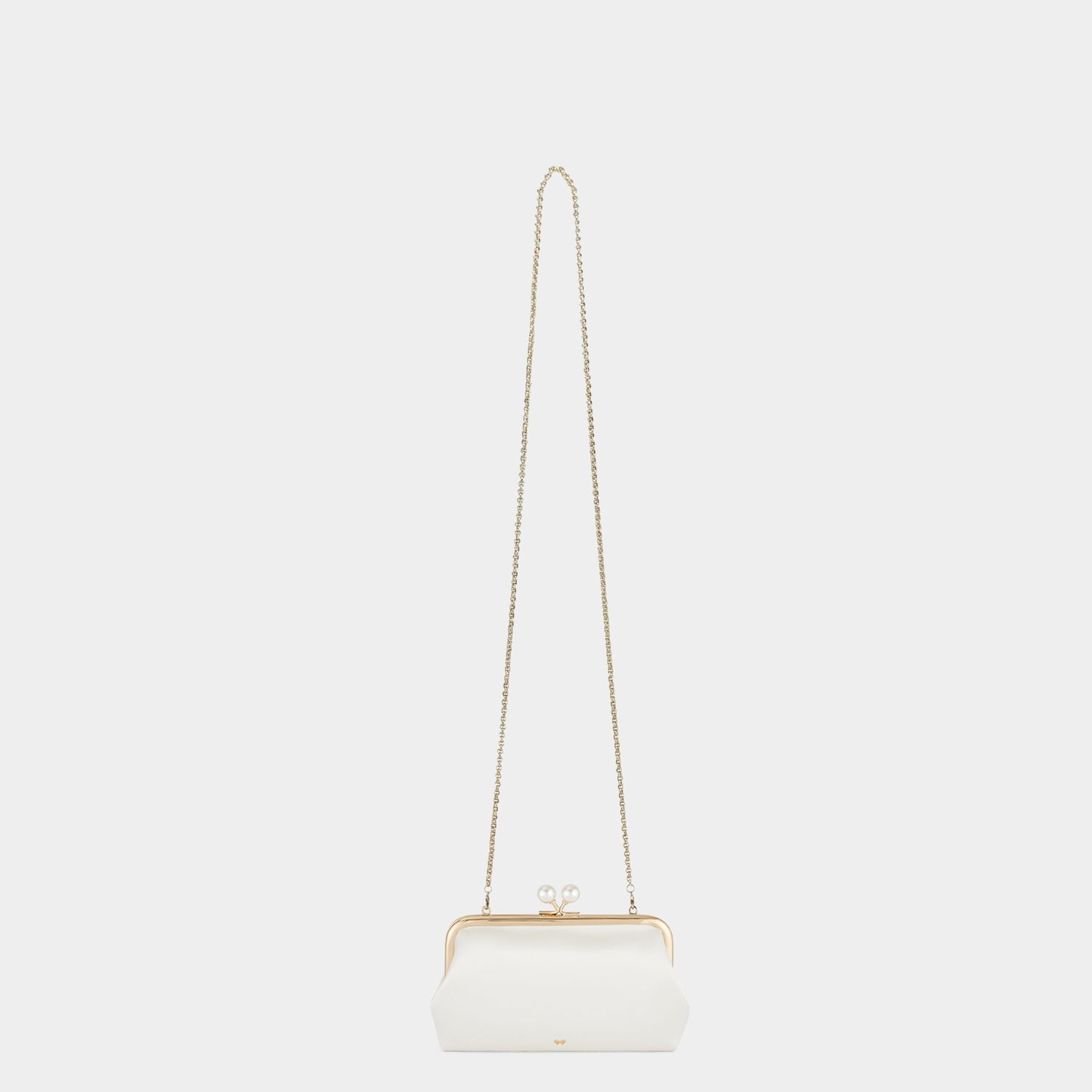 Maud Pearls Clutch -

          
            Recycled Satin in Ivory -
          

          Anya Hindmarch EU
