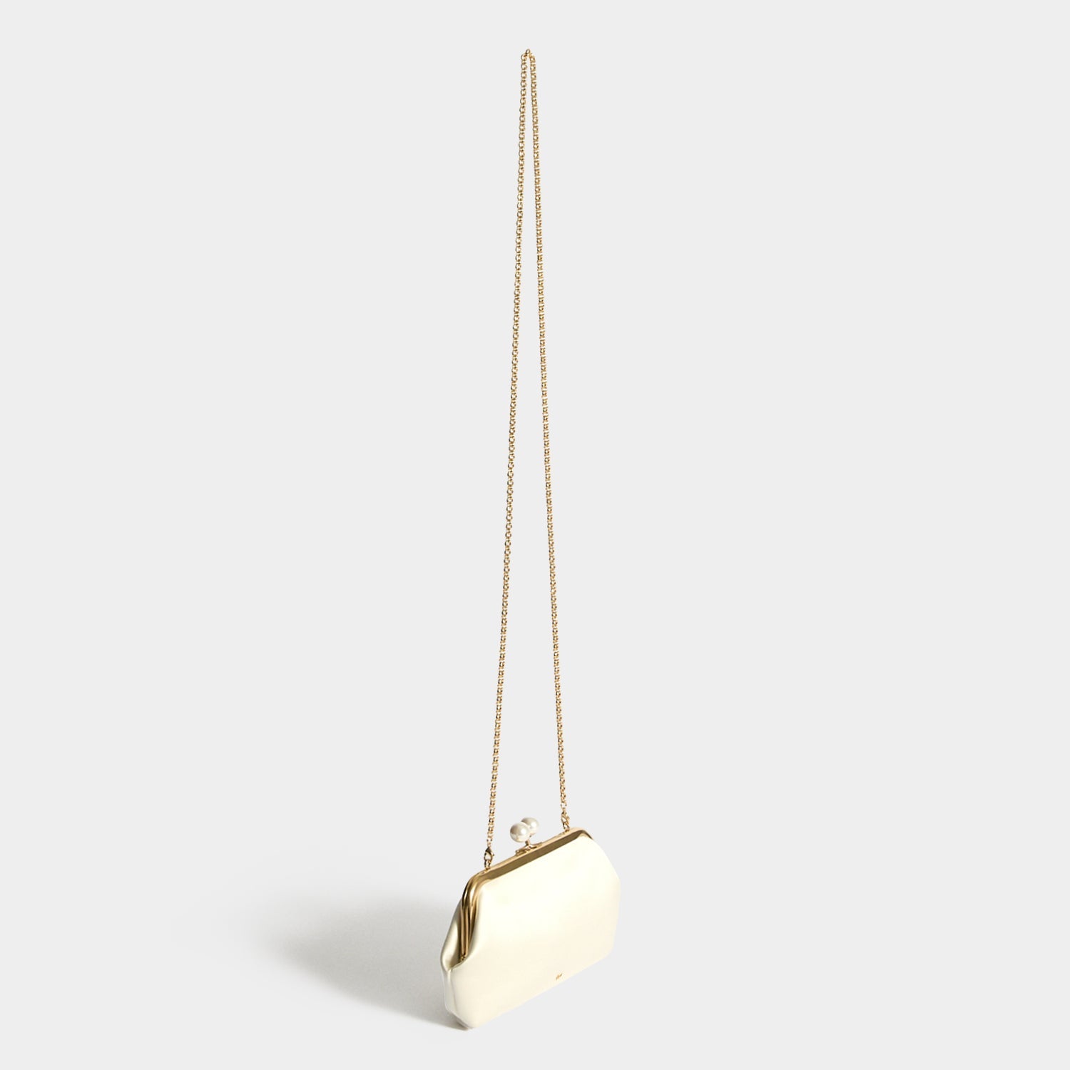 Maud Pearls Clutch -

          
            Recycled Satin in Ivory -
          

          Anya Hindmarch EU
