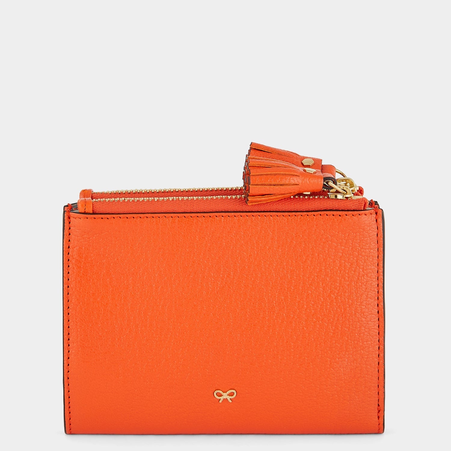 Small Double Zip Wallet -

          
            Capra in Clementine -
          

          Anya Hindmarch EU
