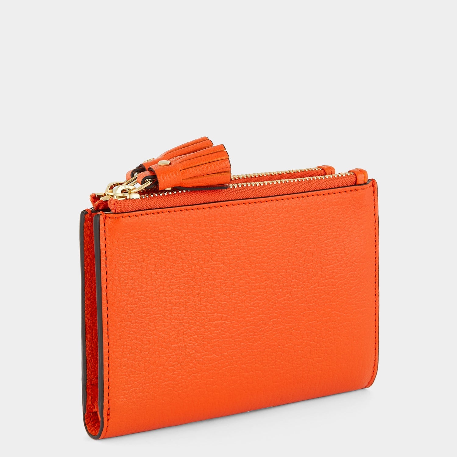 Small Double Zip Wallet -

          
            Capra in Clementine -
          

          Anya Hindmarch EU
