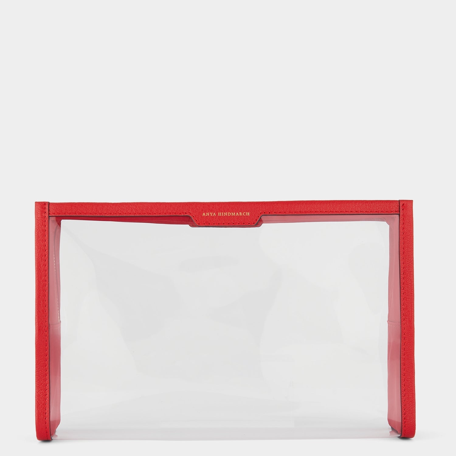 Big Things Pouch -

          
            Capra Leather in Red -
          

          Anya Hindmarch EU
