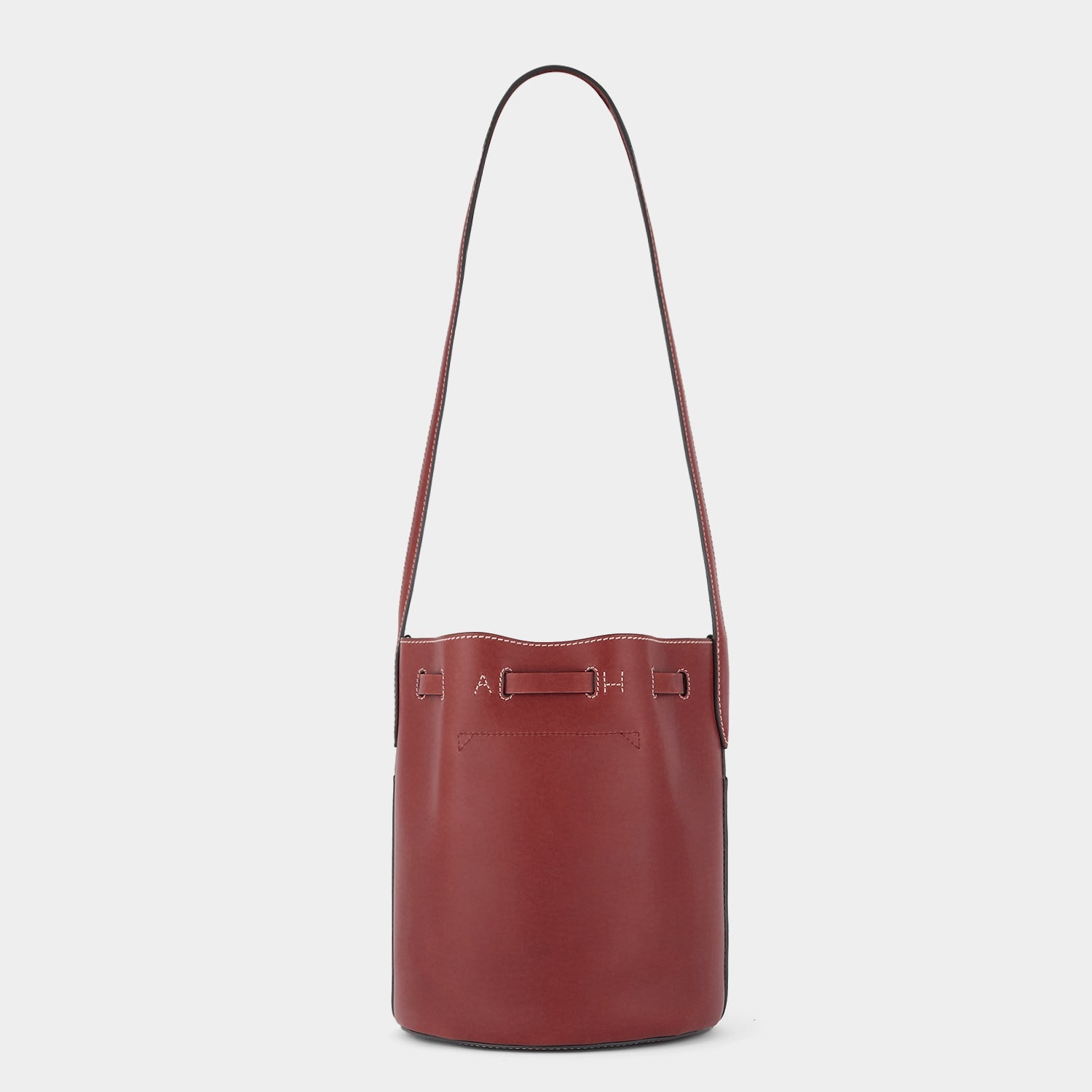 Return to Nature Small Bucket Bag -

          
            Compostable Leather in Rosewood -
          

          Anya Hindmarch EU
