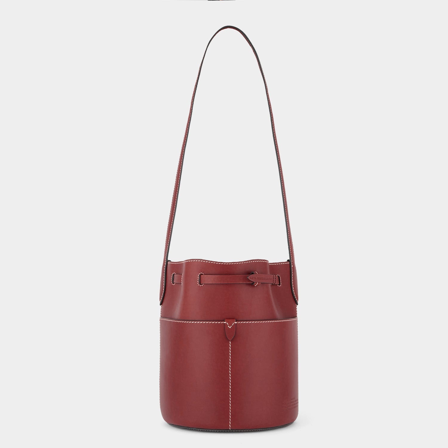 Return to Nature Small Bucket Bag -

          
            Compostable Leather in Rosewood -
          

          Anya Hindmarch EU
