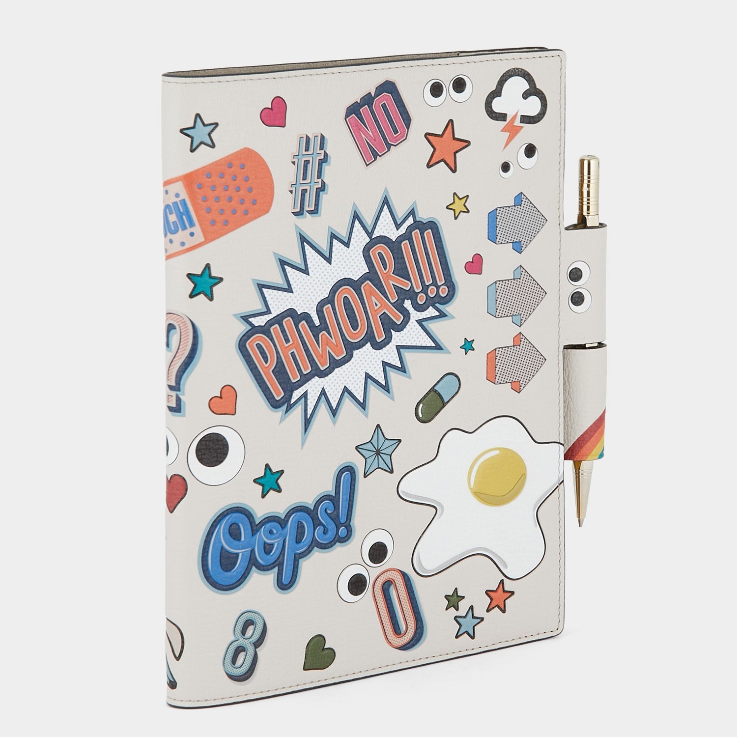 All Over Stickers A5 Journal -

          
            Capra in Chalk -
          

          Anya Hindmarch EU
