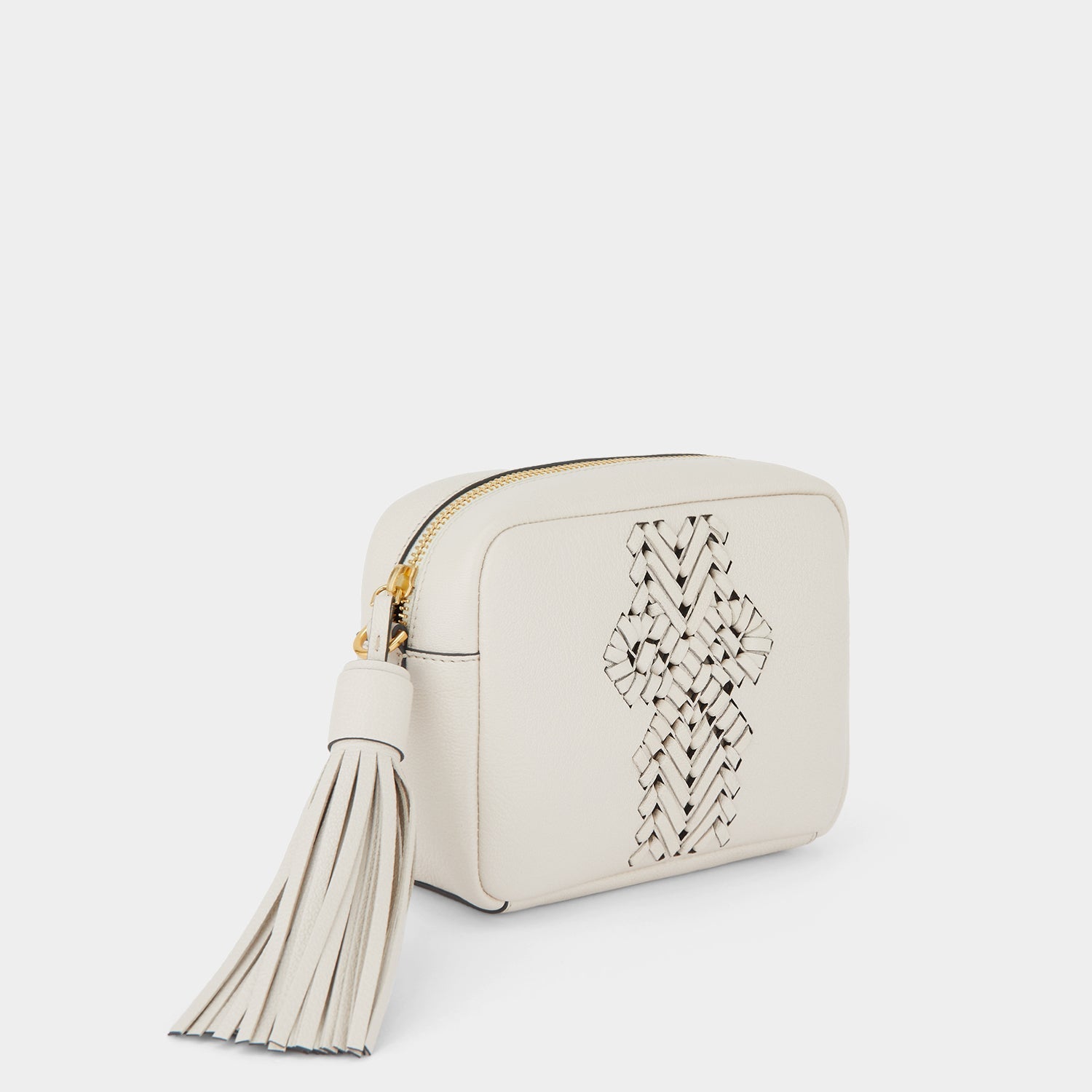 Neeson Tassel Cross-body -

                  
                    Capra Leather in Chalk -
                  

                  Anya Hindmarch EU
