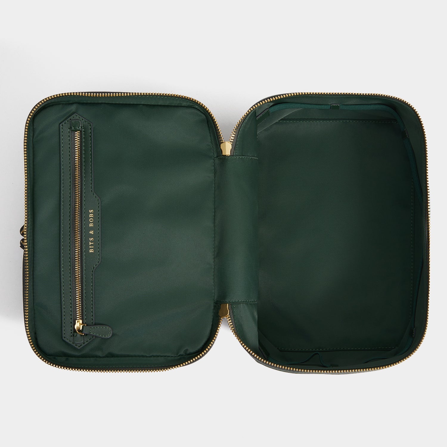 Logo Vanity Kit -

          
            Nylon Jacquard in Dark Holly -
          

          Anya Hindmarch EU
