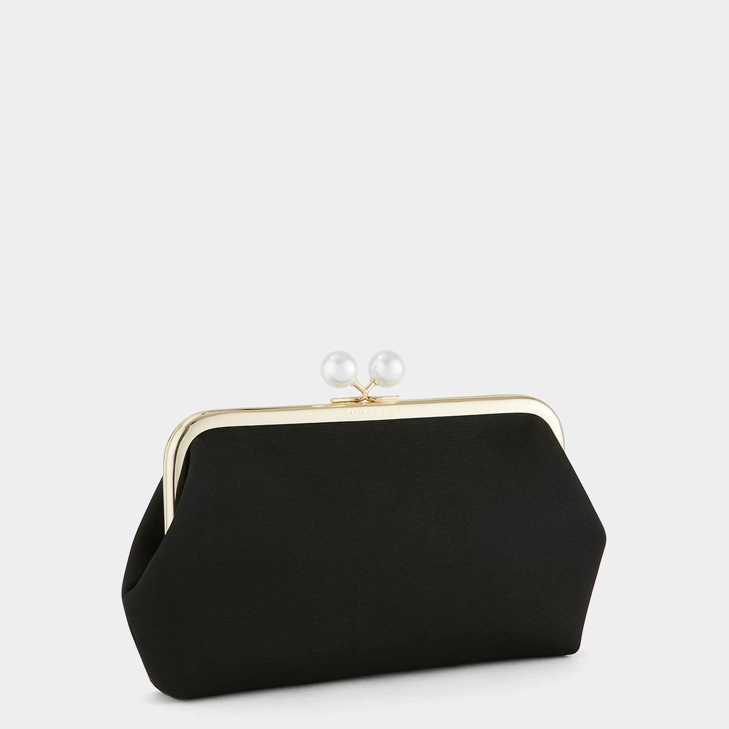 Maud Pearls Clutch -

          
            Grosgrain in Black -
          

          Anya Hindmarch EU
