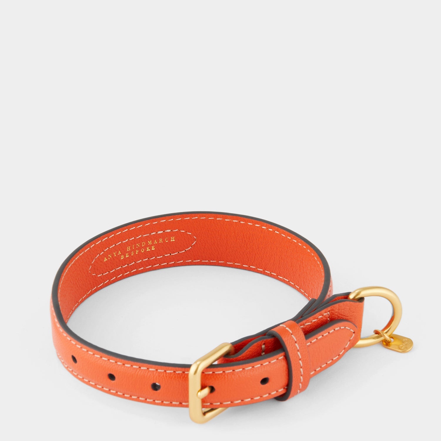 Small Dog Collar -

          
            Capra Leather in Clementine -
          

          Anya Hindmarch EU
