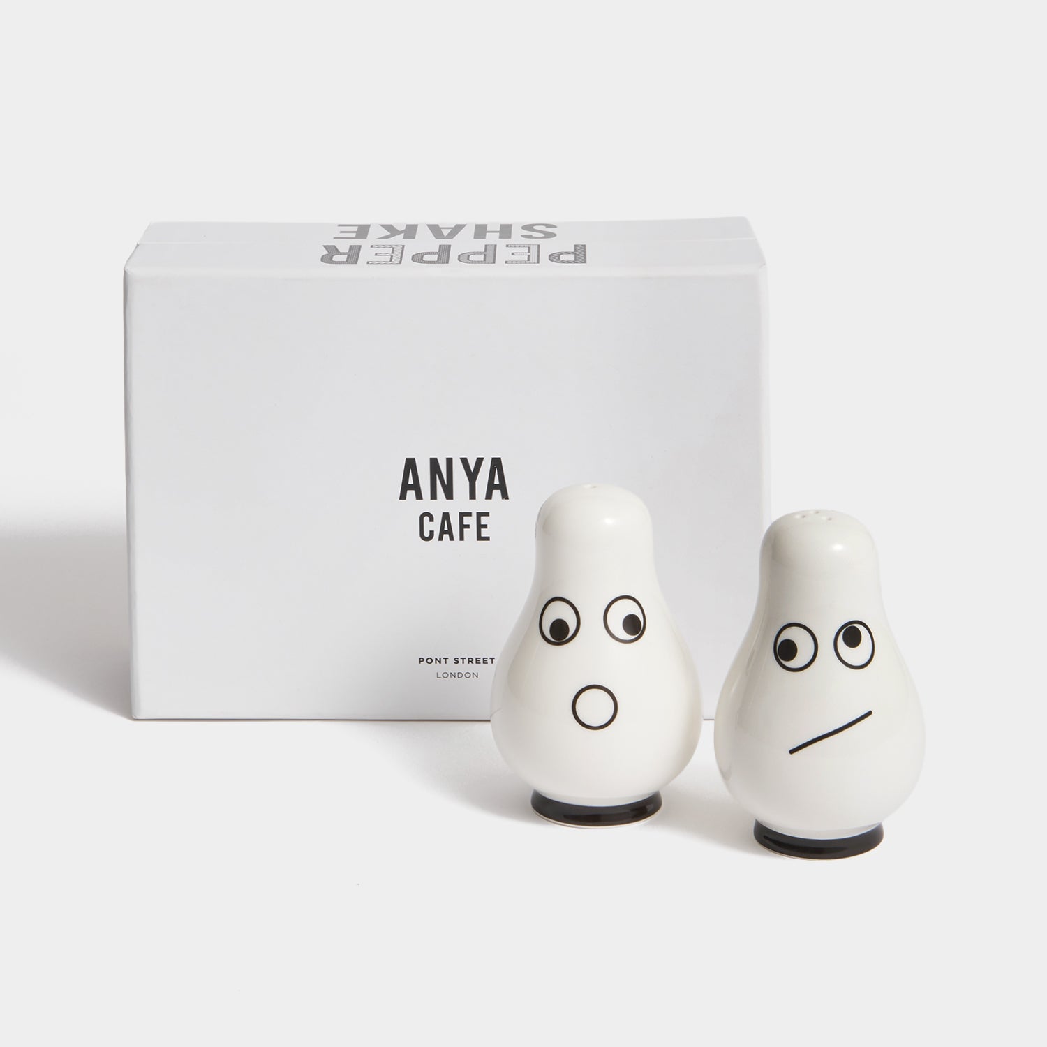 Eyes Salt and Pepper Set -

          
            Bone China in White -
          

          Anya Hindmarch EU
