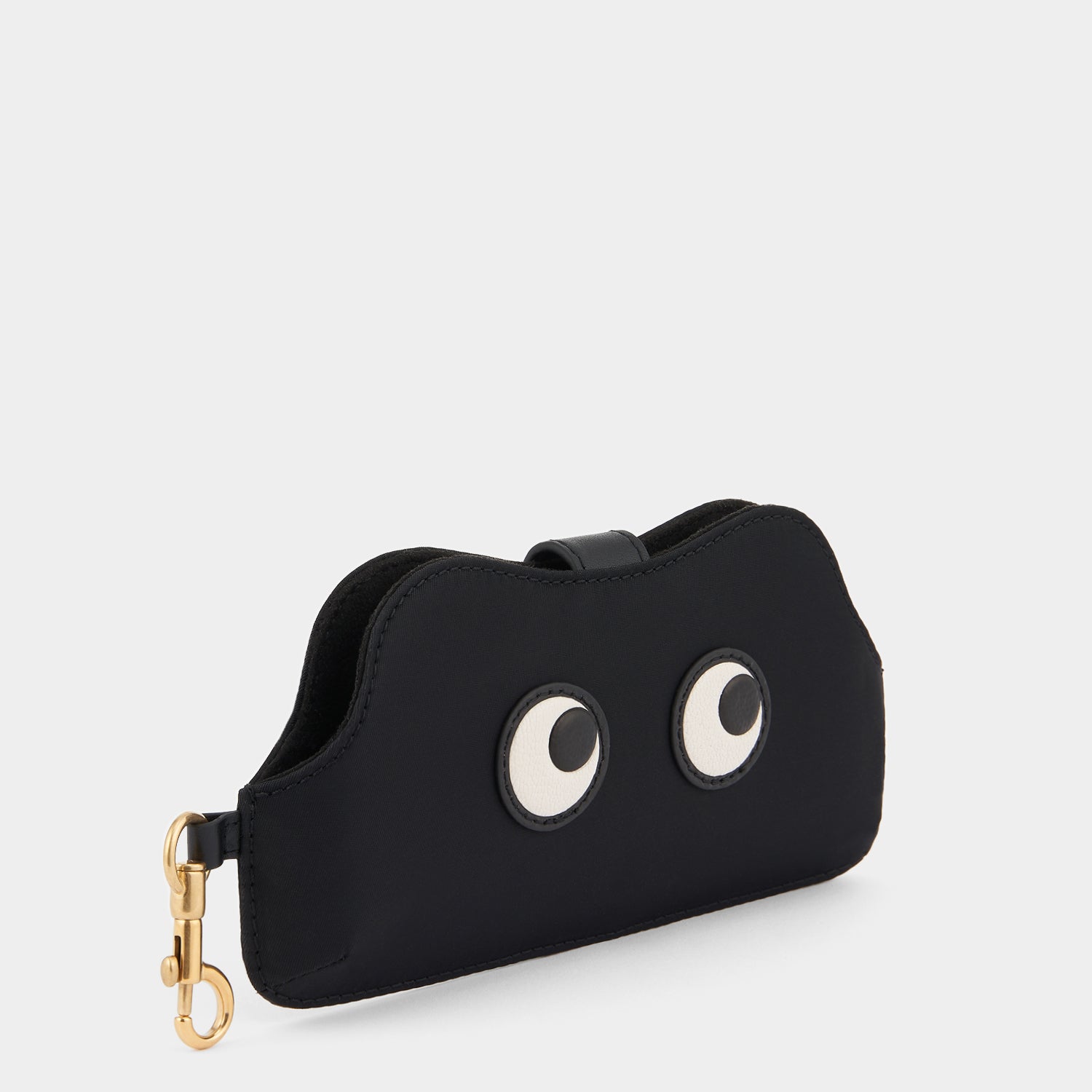 Eyes Glasses Pouch -

          
            Econyl® Regenerated Nylon in Black -
          

          Anya Hindmarch EU
