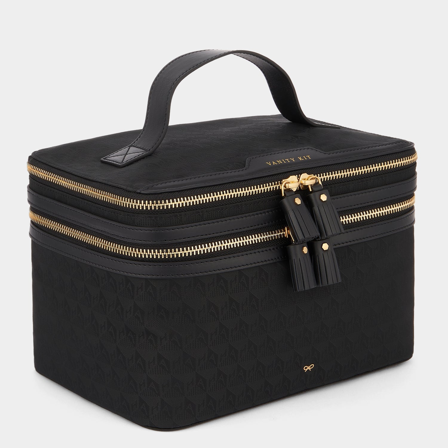 Logo Vanity Kit -

          
            Jacquard Nylon in Black -
          

          Anya Hindmarch EU
