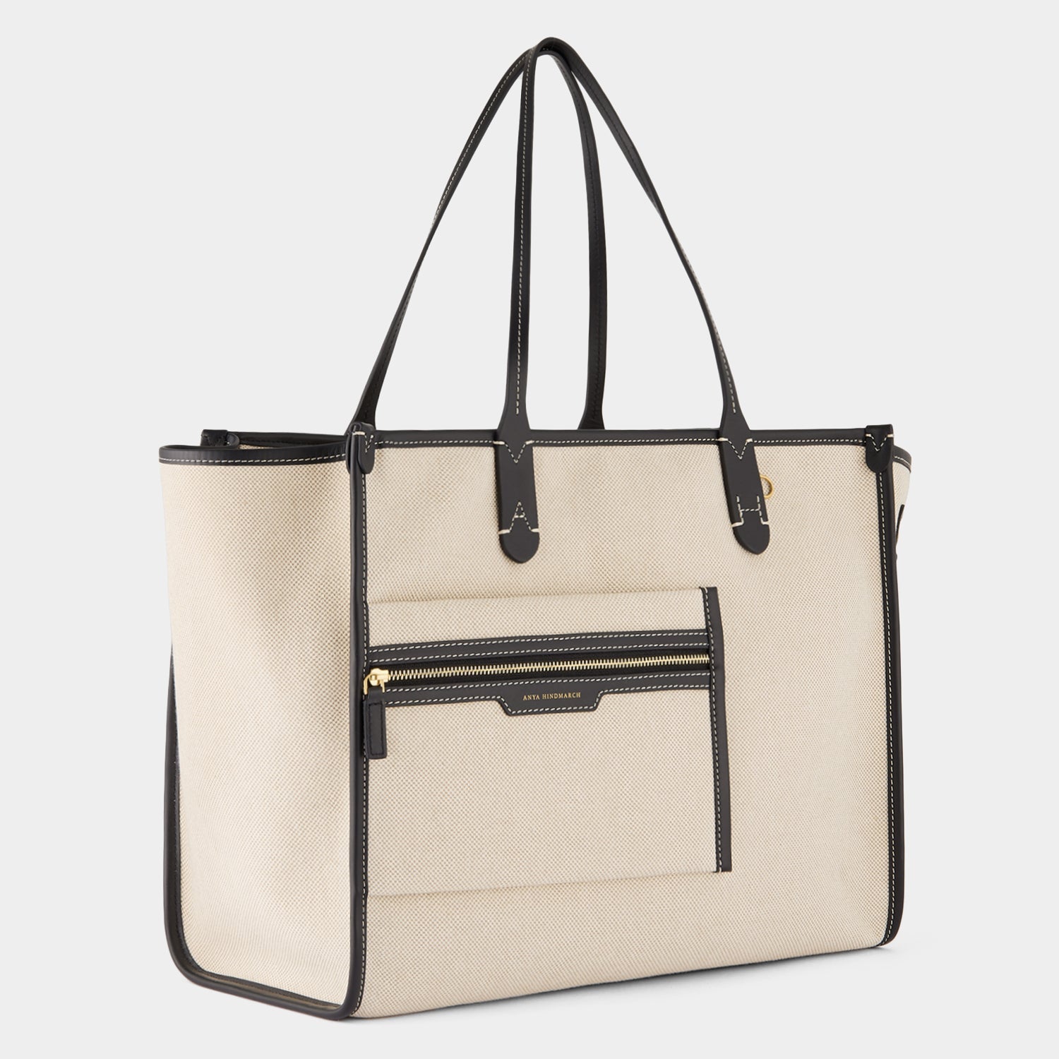 Pocket Tote -

          
            Mixed Canvas in Natural -
          

          Anya Hindmarch EU
