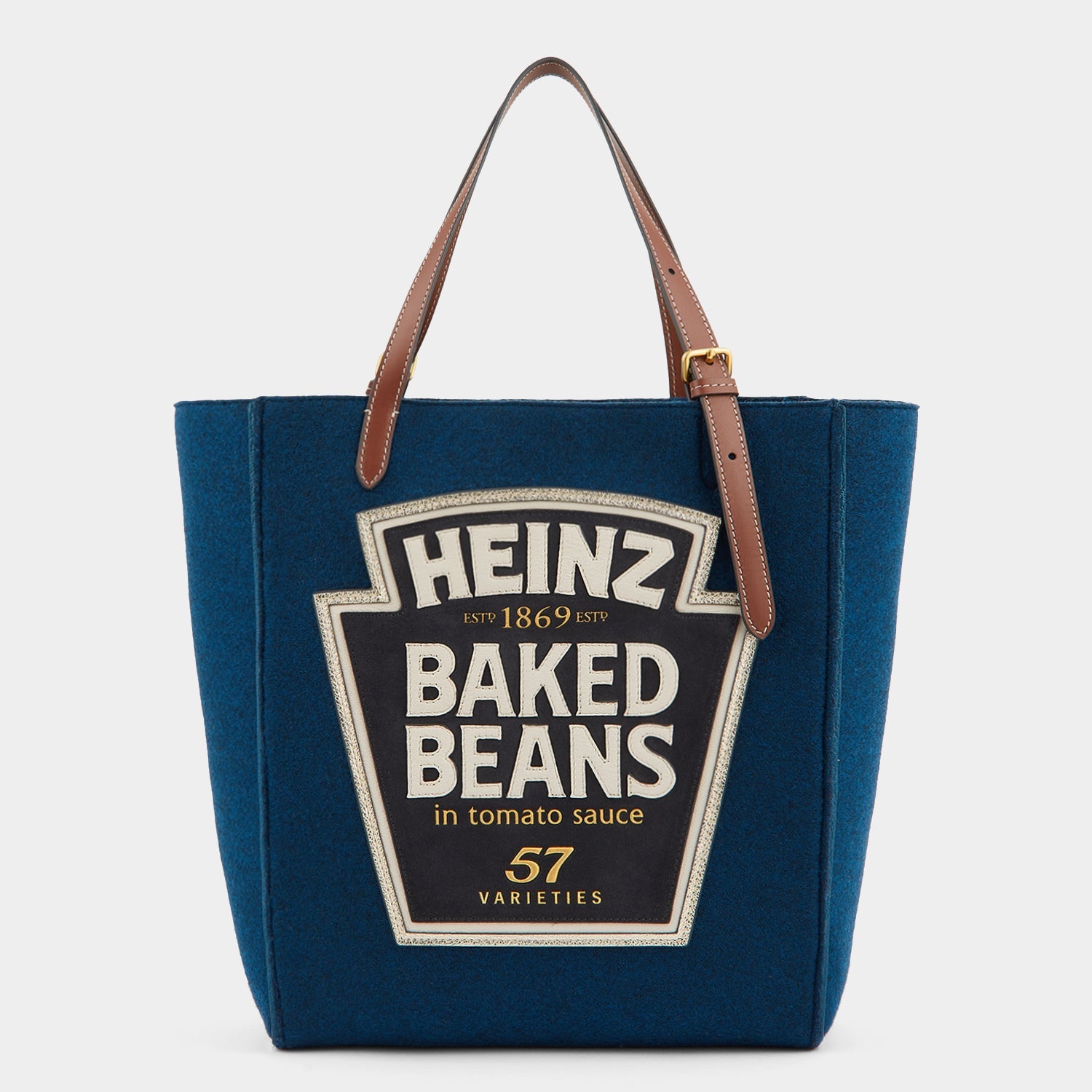 Anya Brands Baked Beans Small Tote -

                  
                    Recycled Felt in Teal -
                  

                  Anya Hindmarch EU
