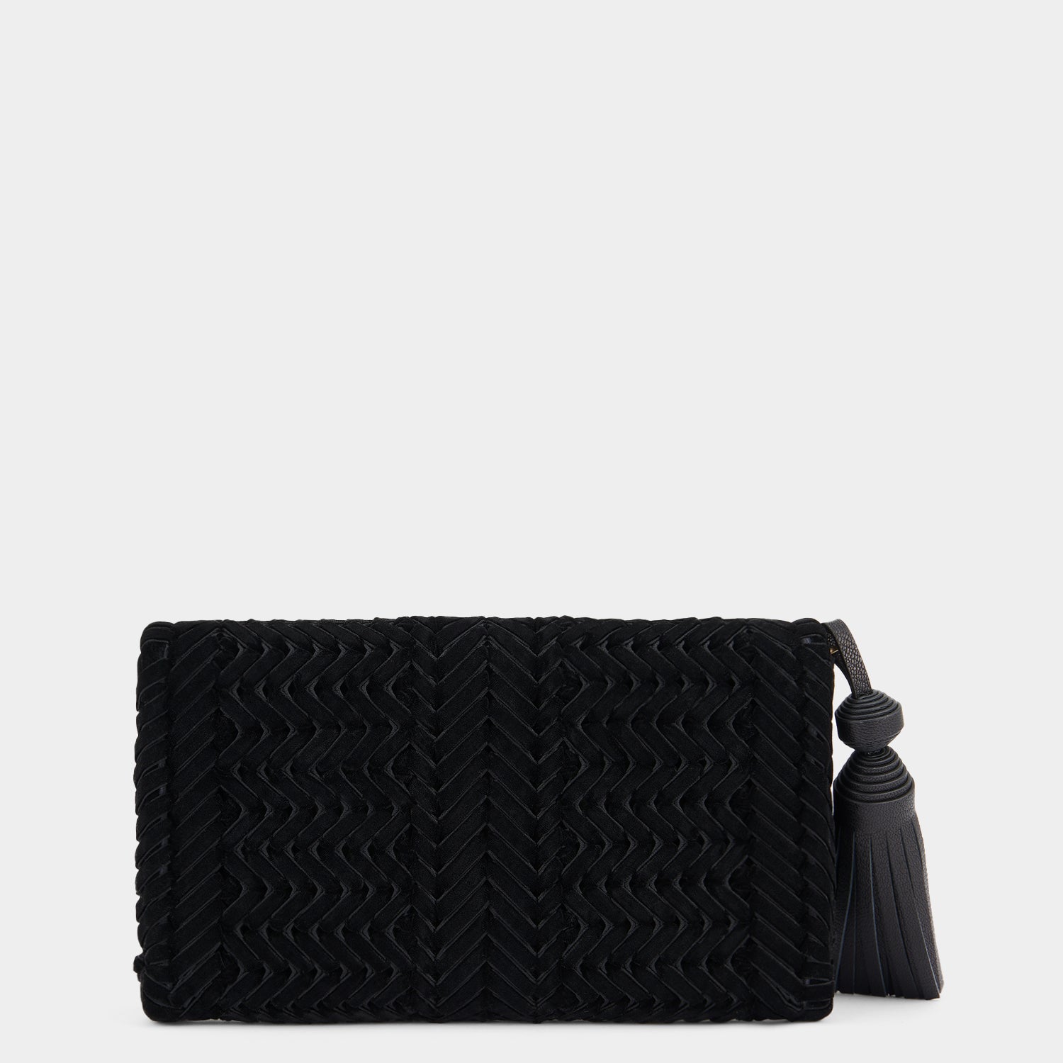 Neeson Velvet Tassel Clutch -

                  
                    Ribbon in Black Velvet -
                  

                  Anya Hindmarch EU
