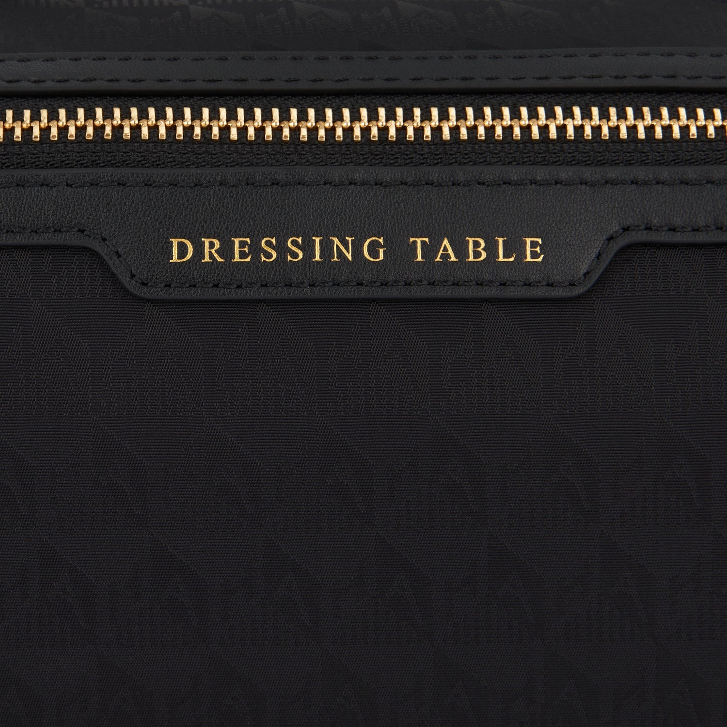 Logo Dressing Table -

                  
                    Jacquard Nylon in Black -
                  

                  Anya Hindmarch EU
