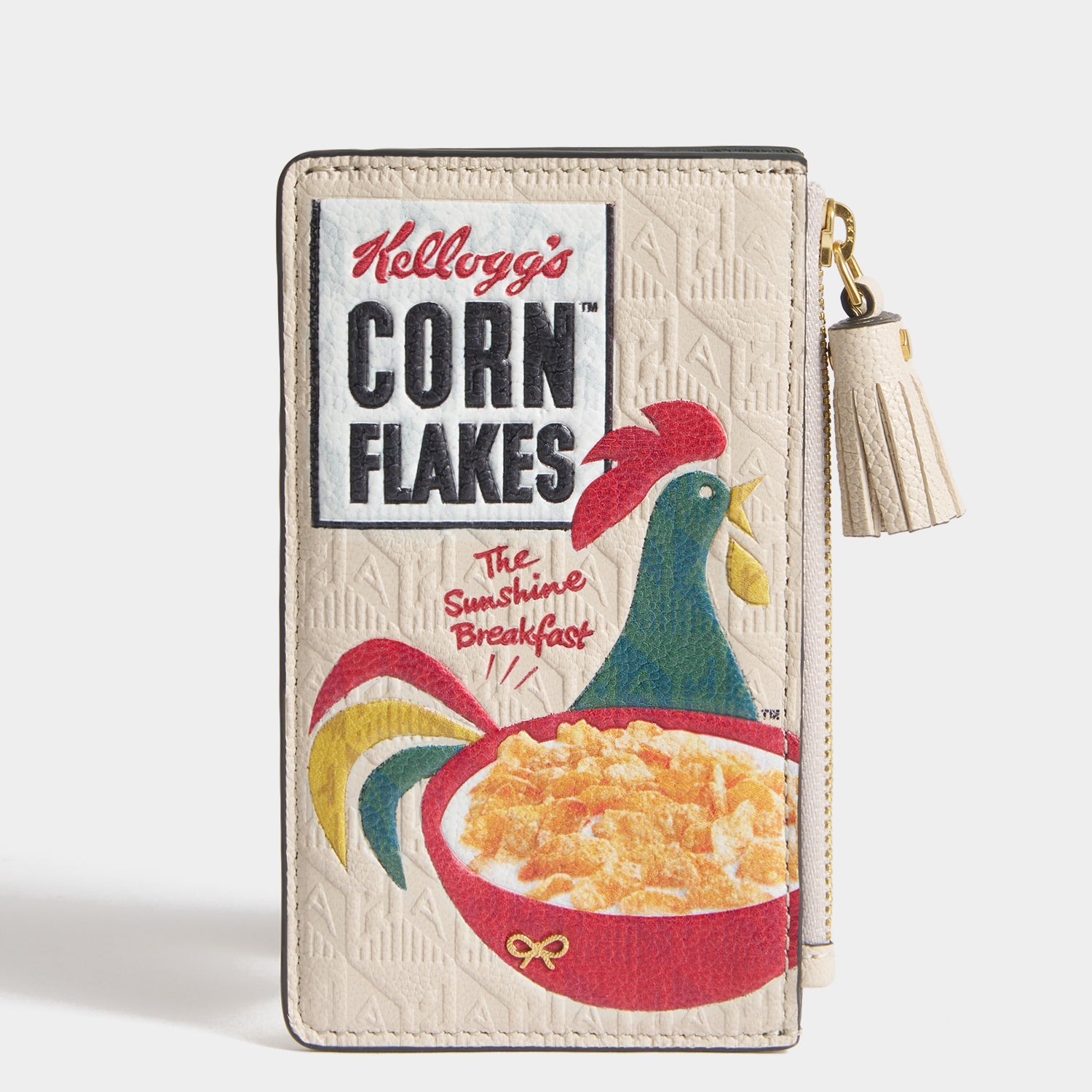 Anya Brands Corn Flakes Zip Card Case -

          
            Capra Leather in Chalk -
          

          Anya Hindmarch EU

