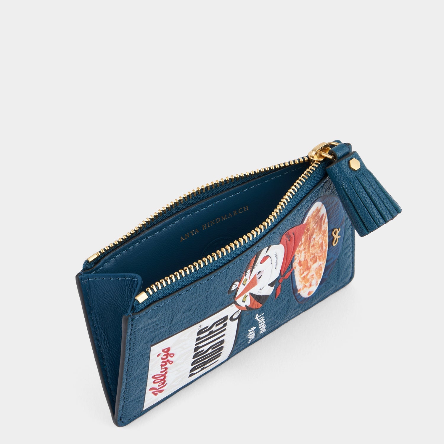 Anya Brands Frosties Zip Card Case -

                  
                    Capra Leather in Light Petrol -
                  

                  Anya Hindmarch EU
