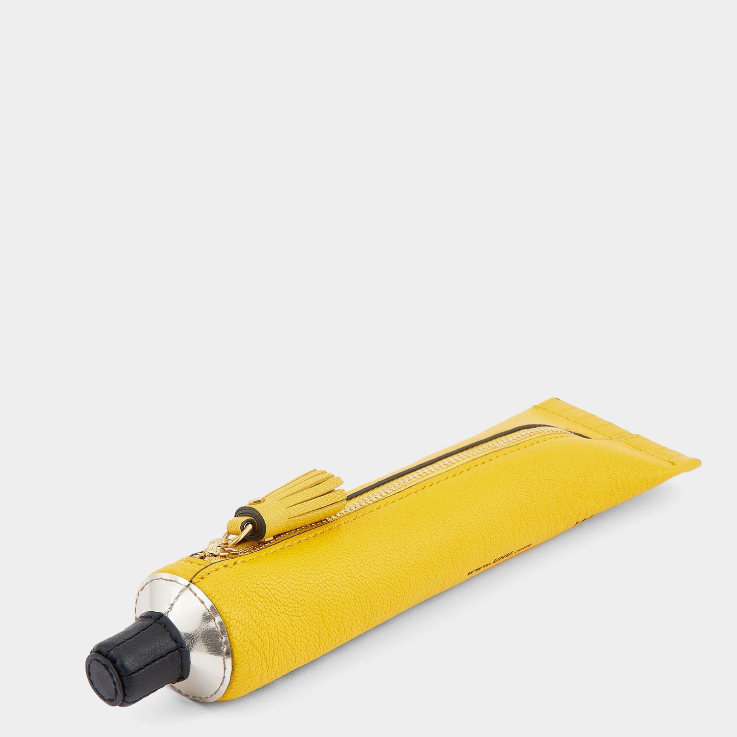 Anya Brands UHU Pencil Case -

                  
                    Capra Leather in Yellow -
                  

                  Anya Hindmarch EU
