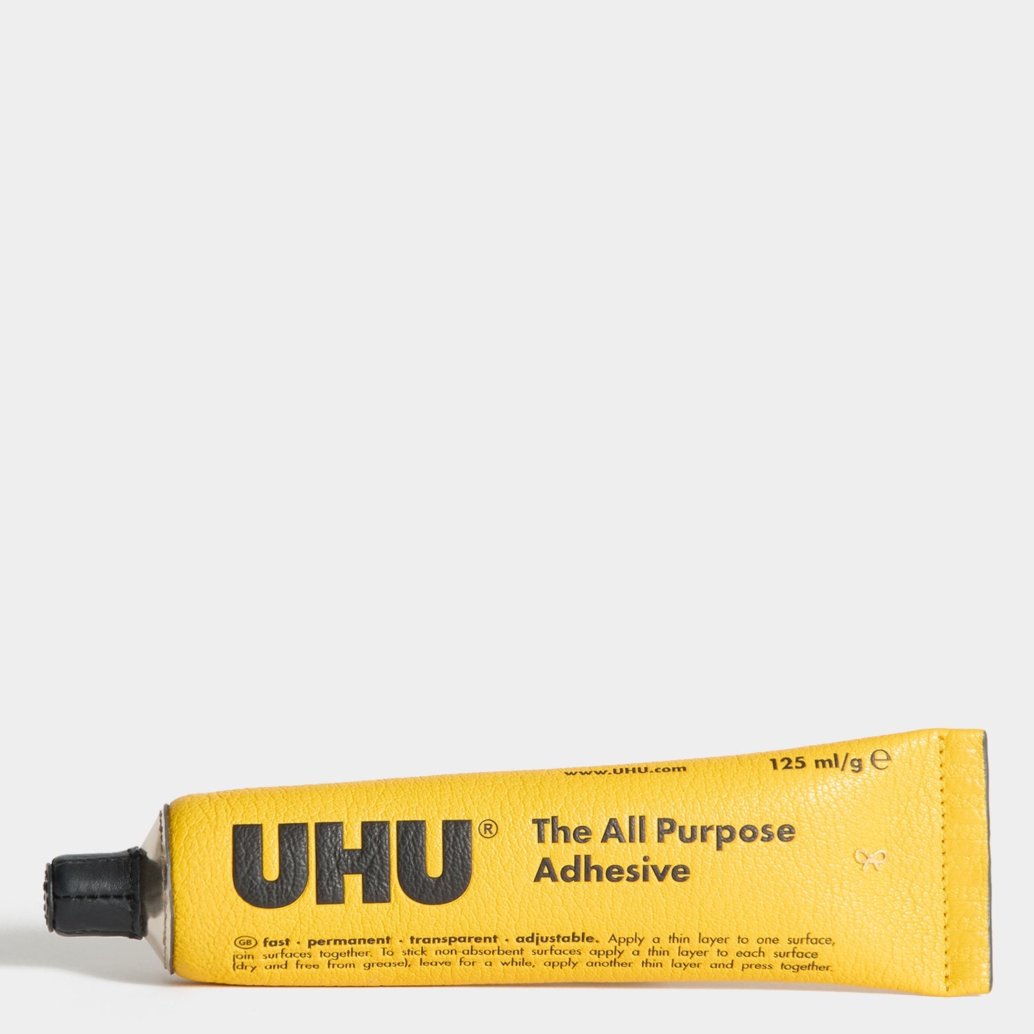 Anya Brands UHU Pencil Case -

          
            Capra Leather in Yellow -
          

          Anya Hindmarch EU
