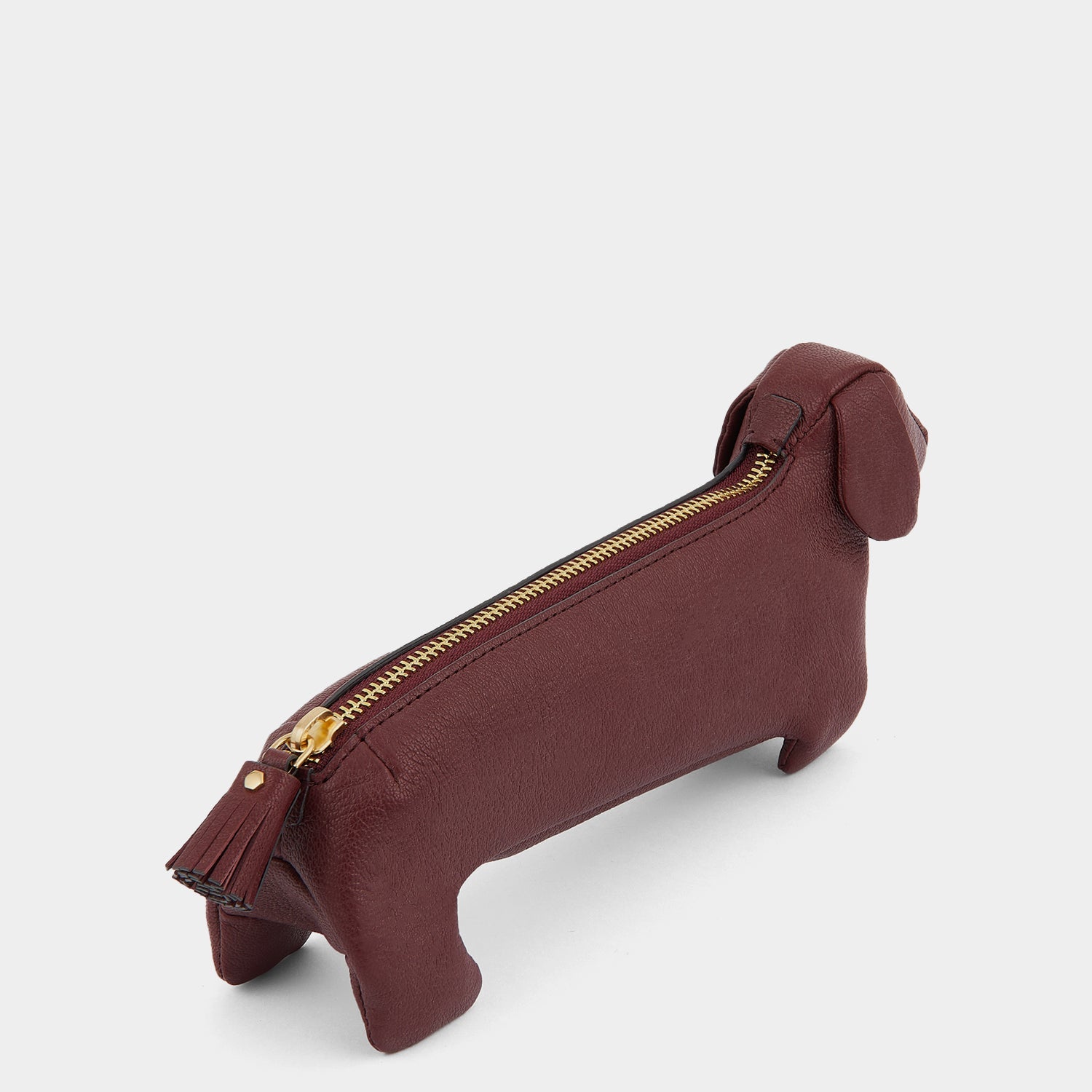 Dog Pencil Case -

                  
                    Capra Leather in Medium Red -
                  

                  Anya Hindmarch EU
