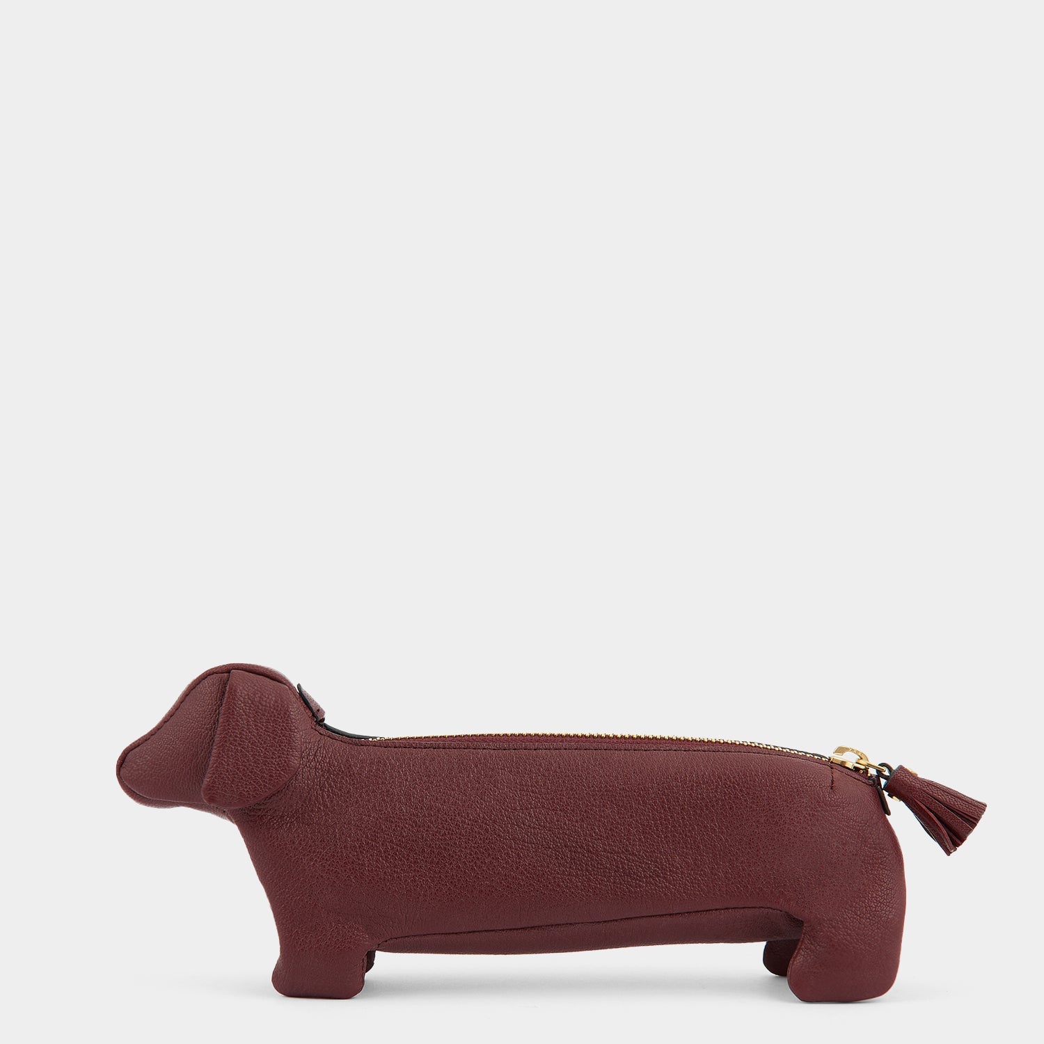 Dog Pencil Case -

                  
                    Capra Leather in Medium Red -
                  

                  Anya Hindmarch EU

