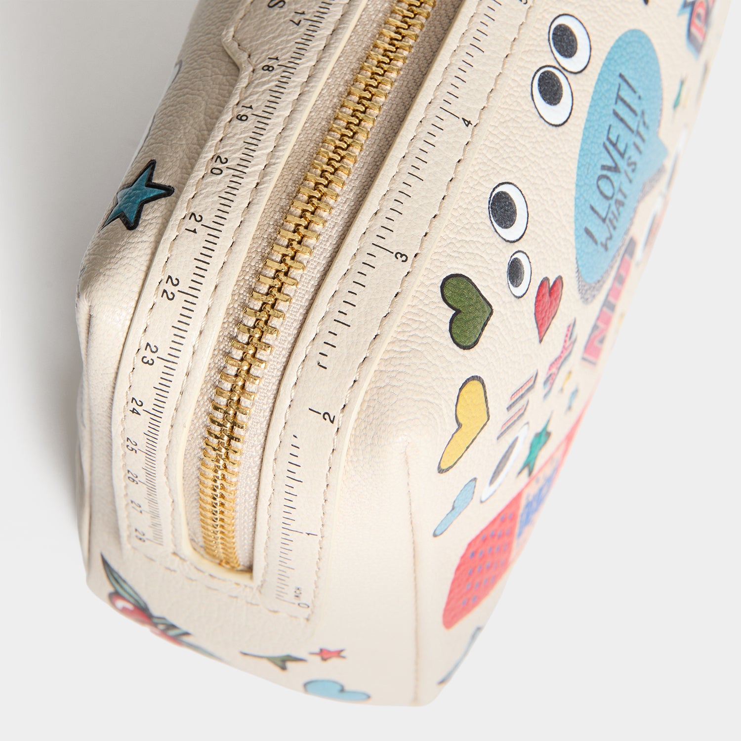 All Over Stickers Important Things -

          
            Shiny Capra Leather in Chalk -
          

          Anya Hindmarch EU
