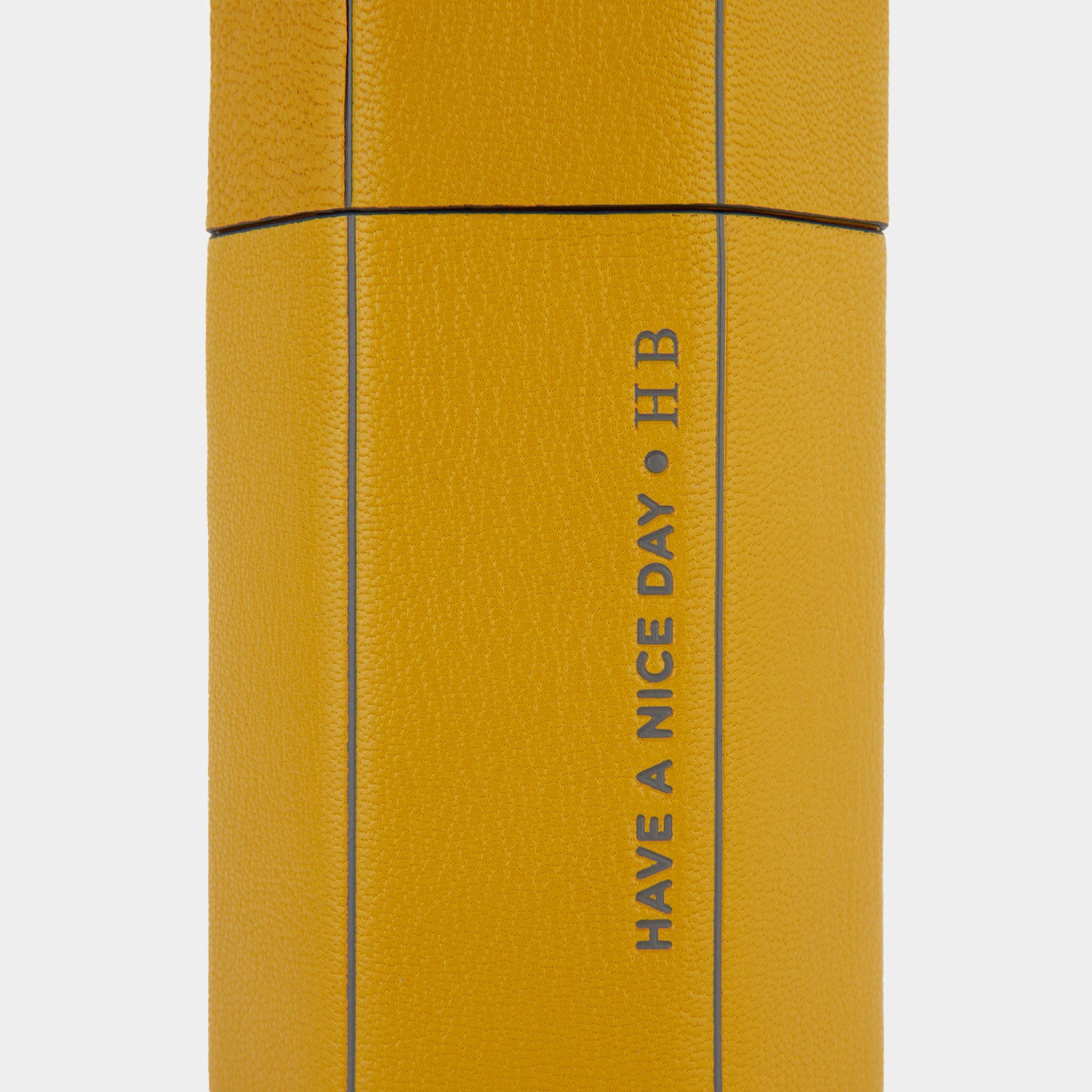 Pencil Pot -

                  
                    Capra Leather in Mustard -
                  

                  Anya Hindmarch EU
