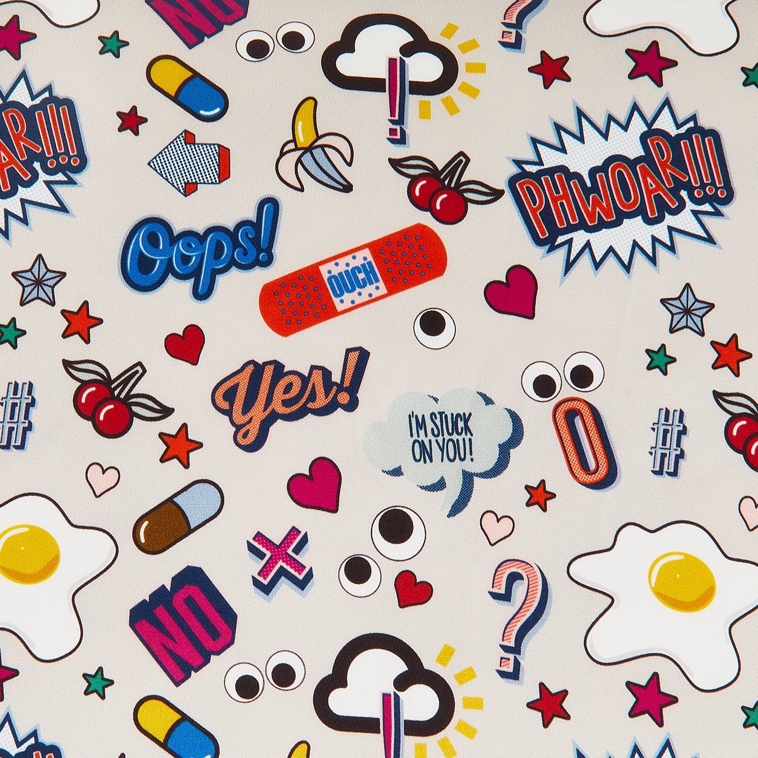 All Over Stickers Pillow -

                  
                    Silk in Chalk -
                  

                  Anya Hindmarch EU
