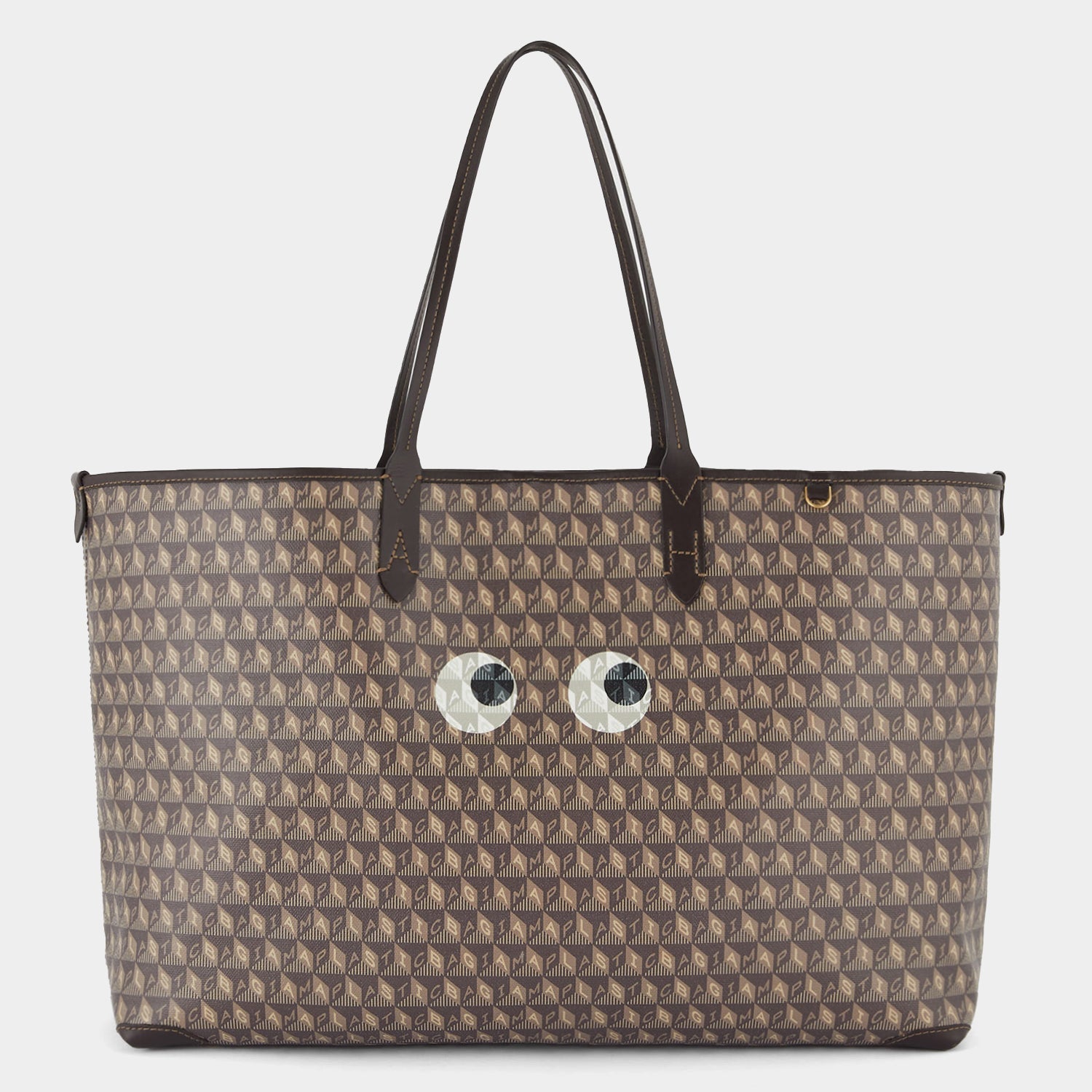 I Am A Plastic Bag Eyes Tote -

                  
                    Recycled Canvas in Truffle -
                  

                  Anya Hindmarch EU

