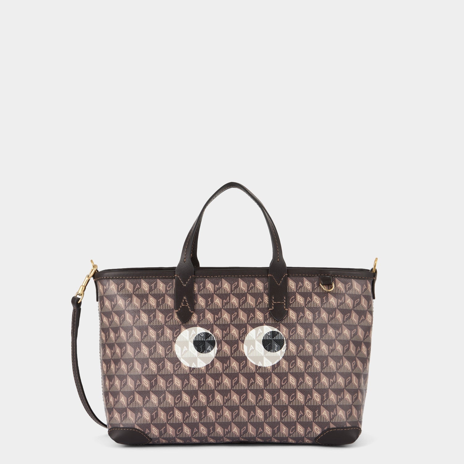 I Am A Plastic Bag XS Eyes Tote -

                  
                    Recycled Canvas in Truffle -
                  

                  Anya Hindmarch EU
