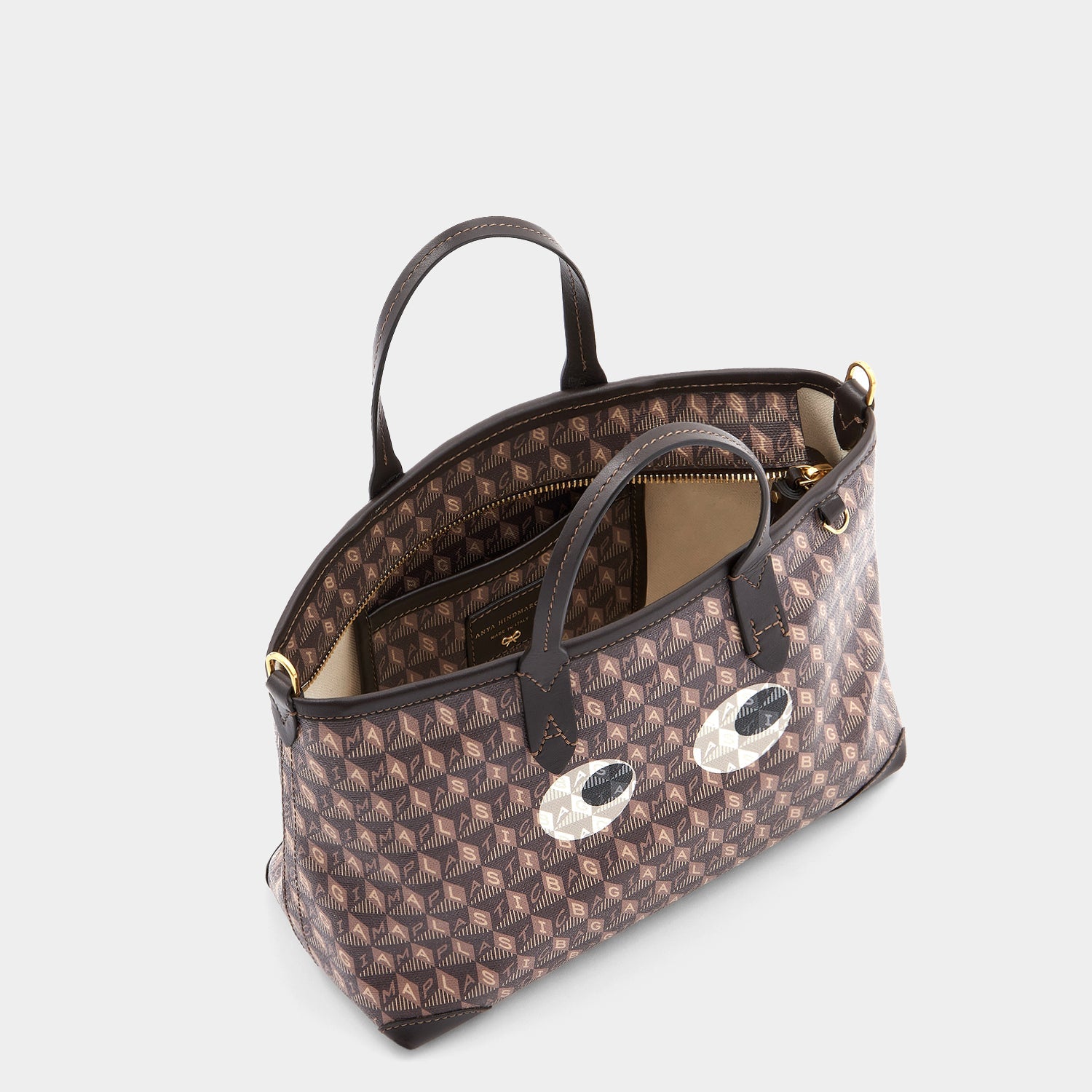 I Am A Plastic Bag XS Eyes Tote -

                  
                    Recycled Canvas in Truffle -
                  

                  Anya Hindmarch EU
