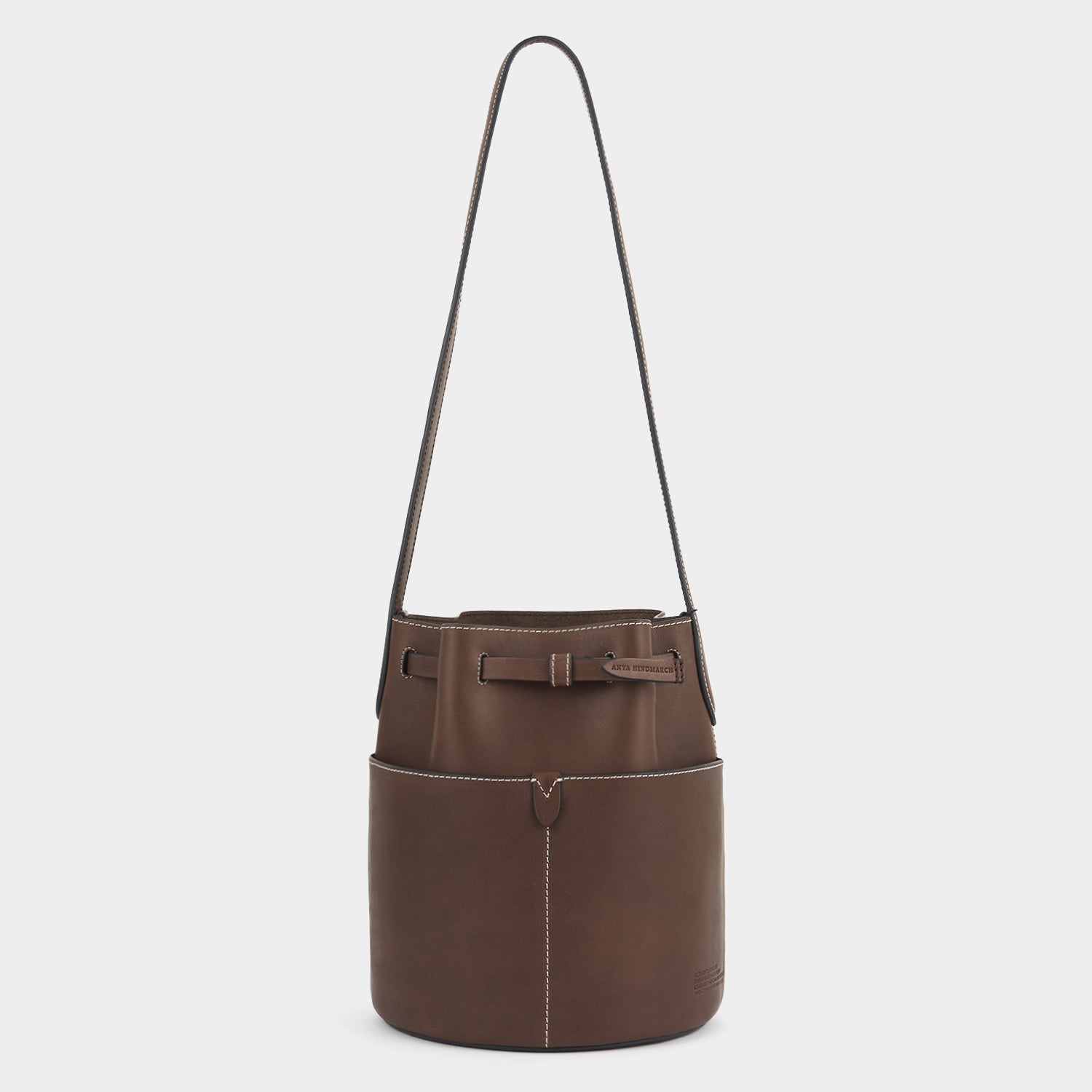 Return to Nature Small Bucket Bag -

          
            Compostable Leather in Truffle -
          

          Anya Hindmarch EU
