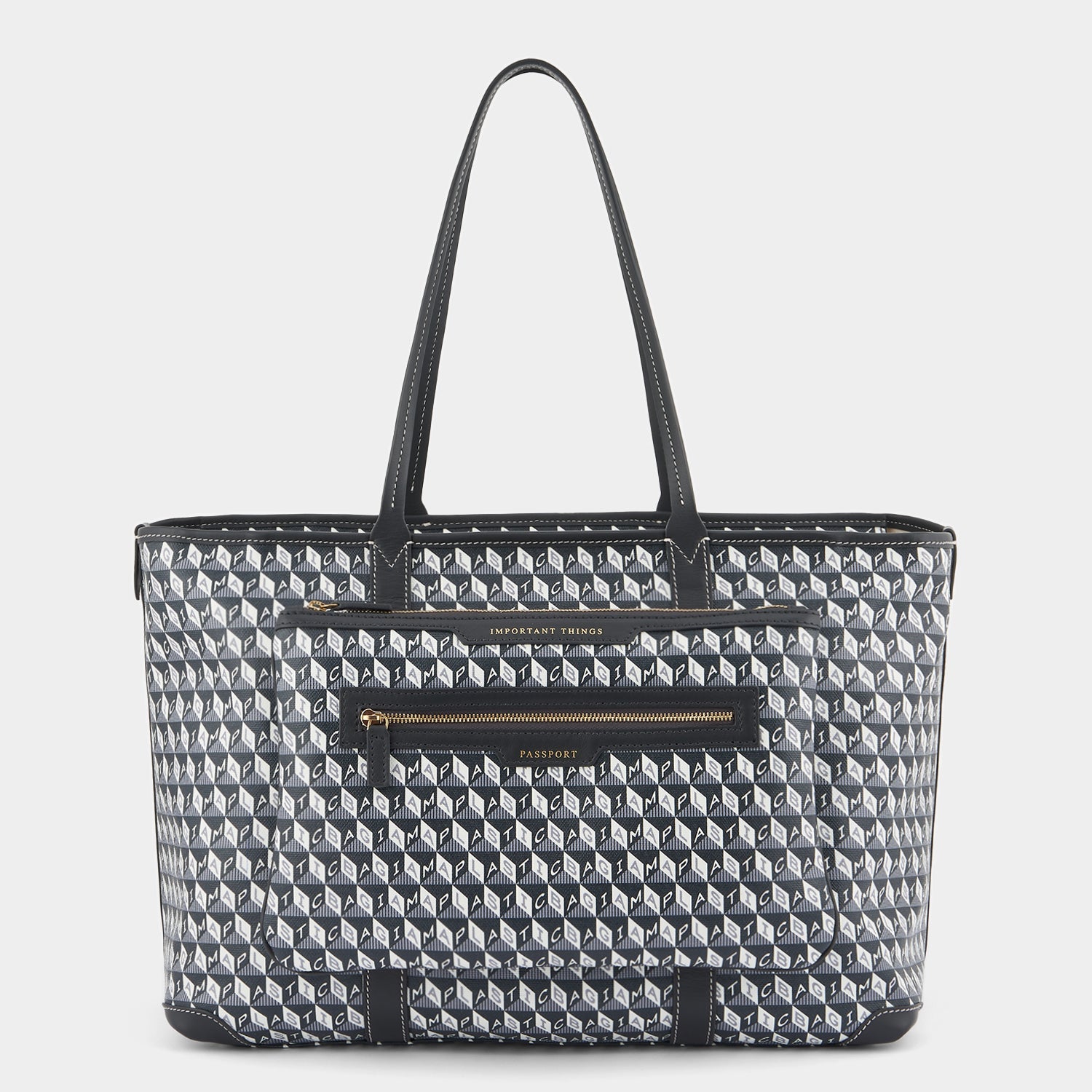 I am a Plastic Bag In-Flight Tote -

                  
                    Recycled Canvas in Charcoal -
                  

                  Anya Hindmarch EU
