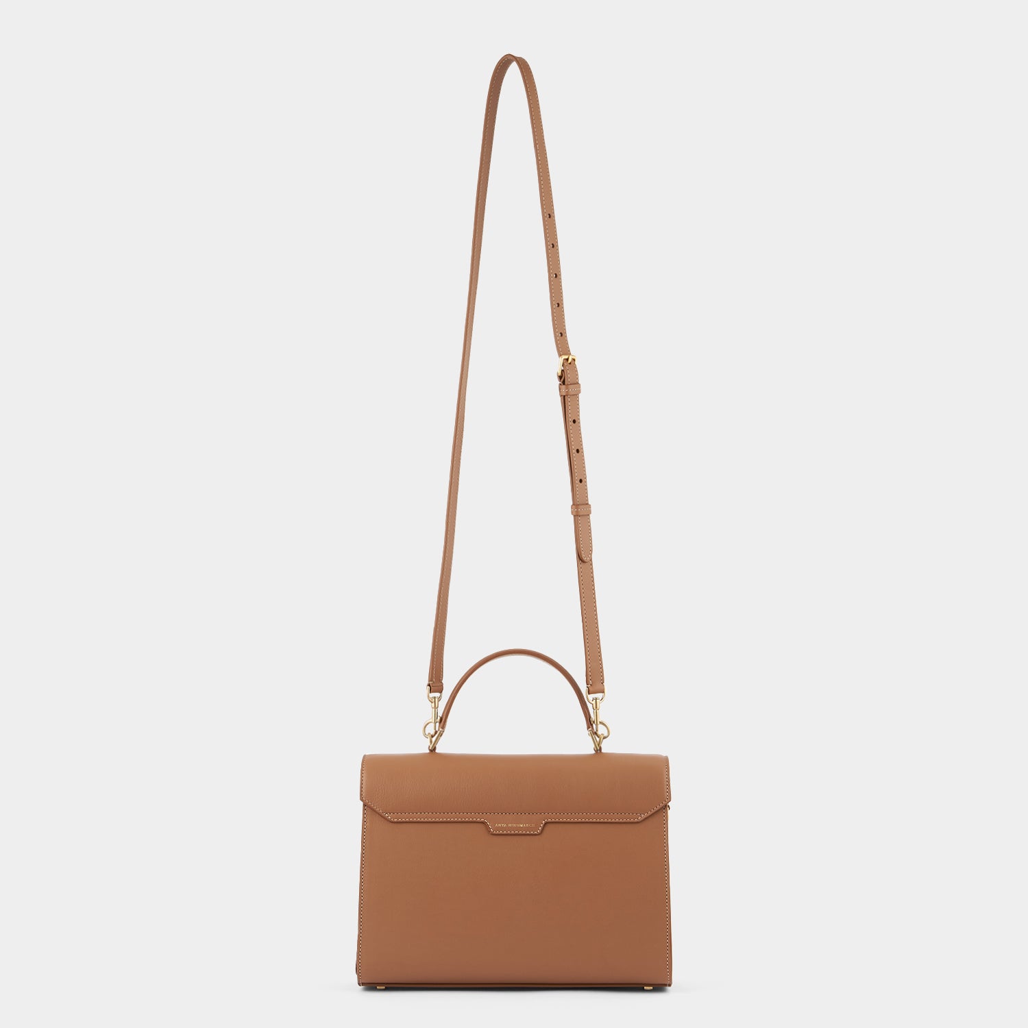 Mortimer Top Handle -

          
            Calf Leather in Pecan -
          

          Anya Hindmarch EU
