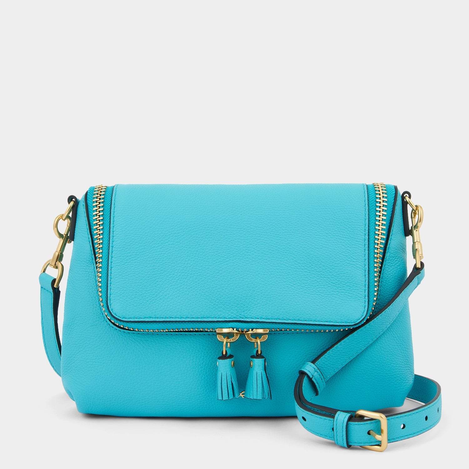 Maxi Zip Cross-body -

                  
                    Soft Leather in Turquoise -
                  

                  Anya Hindmarch EU
