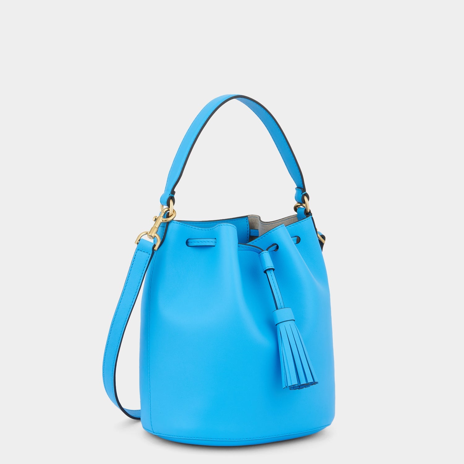 Vaughan Drawstring -

                  
                    Leather in Blue -
                  

                  Anya Hindmarch EU
