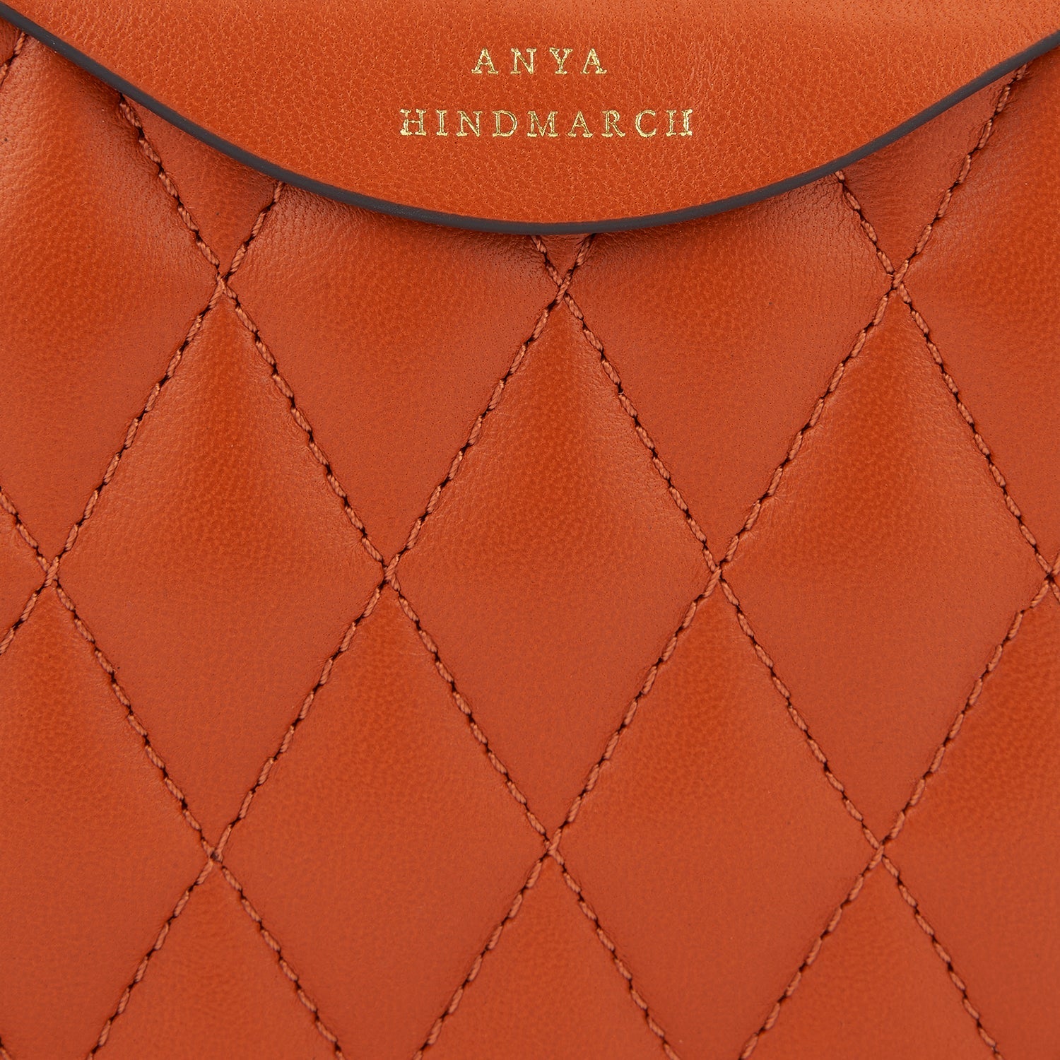Quilted Double Zip Cross-body -

                  
                    Grain Leather in Bespoke Orange -
                  

                  Anya Hindmarch EU
