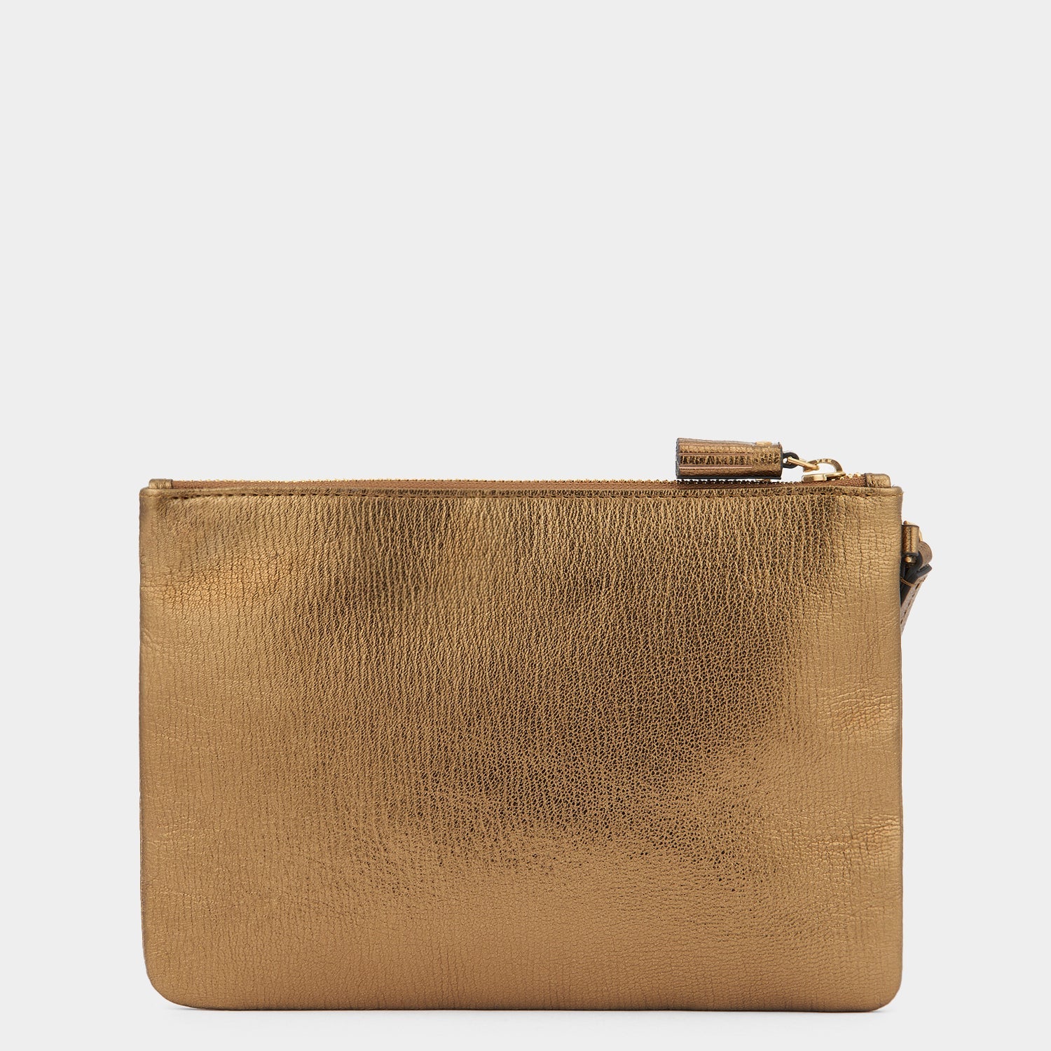 Wink Zip Top Pouch -

                  
                    Capra Leather in Old Gold -
                  

                  Anya Hindmarch EU
