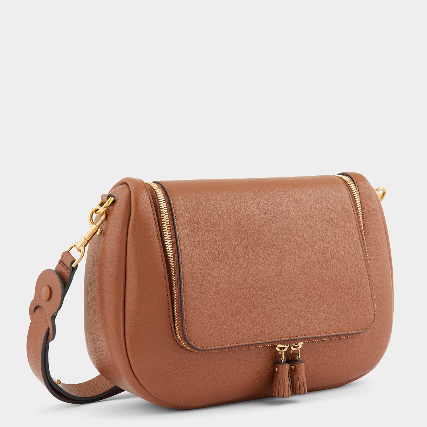 Vere Soft Satchel -

                  
                    Grain Leather in Cedar -
                  

                  Anya Hindmarch EU
