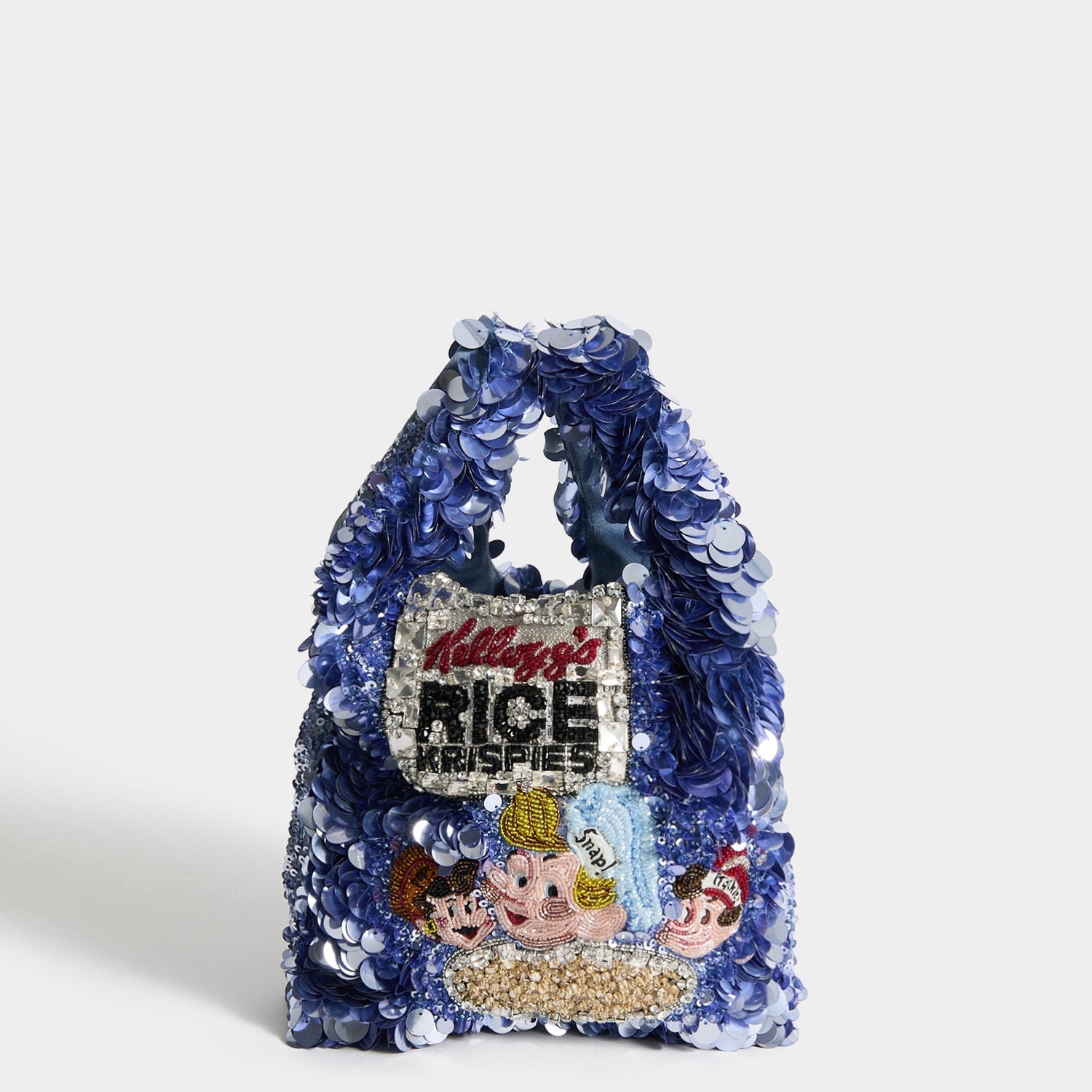 Anya Brands Rice Krispies Mini Tote -

          
            Recycled Satin in Sky Blue -
          

          Anya Hindmarch EU
