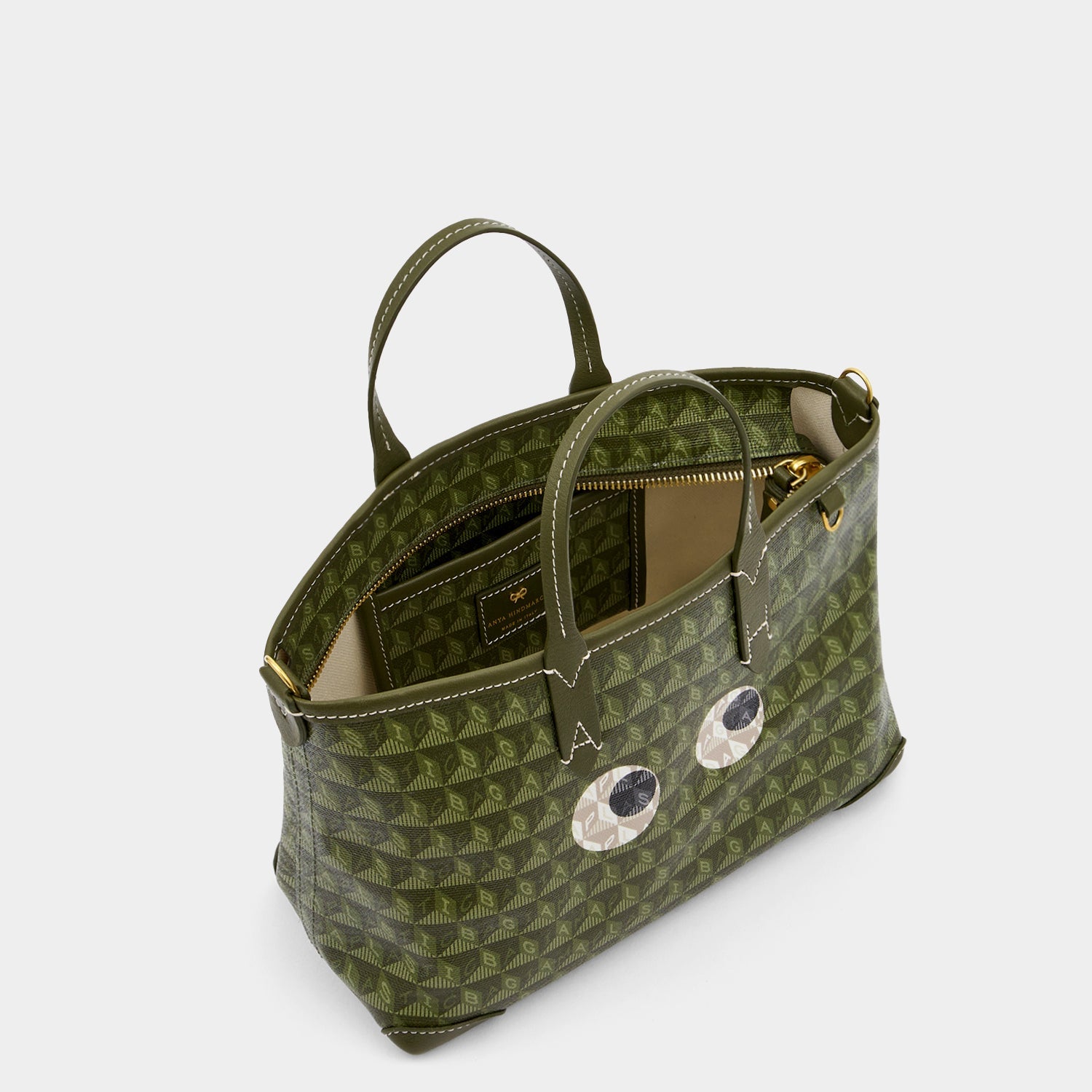 I Am A Plastic Bag XS Eyes Tote -

                  
                    Recycled Canvas in Fern -
                  

                  Anya Hindmarch EU
