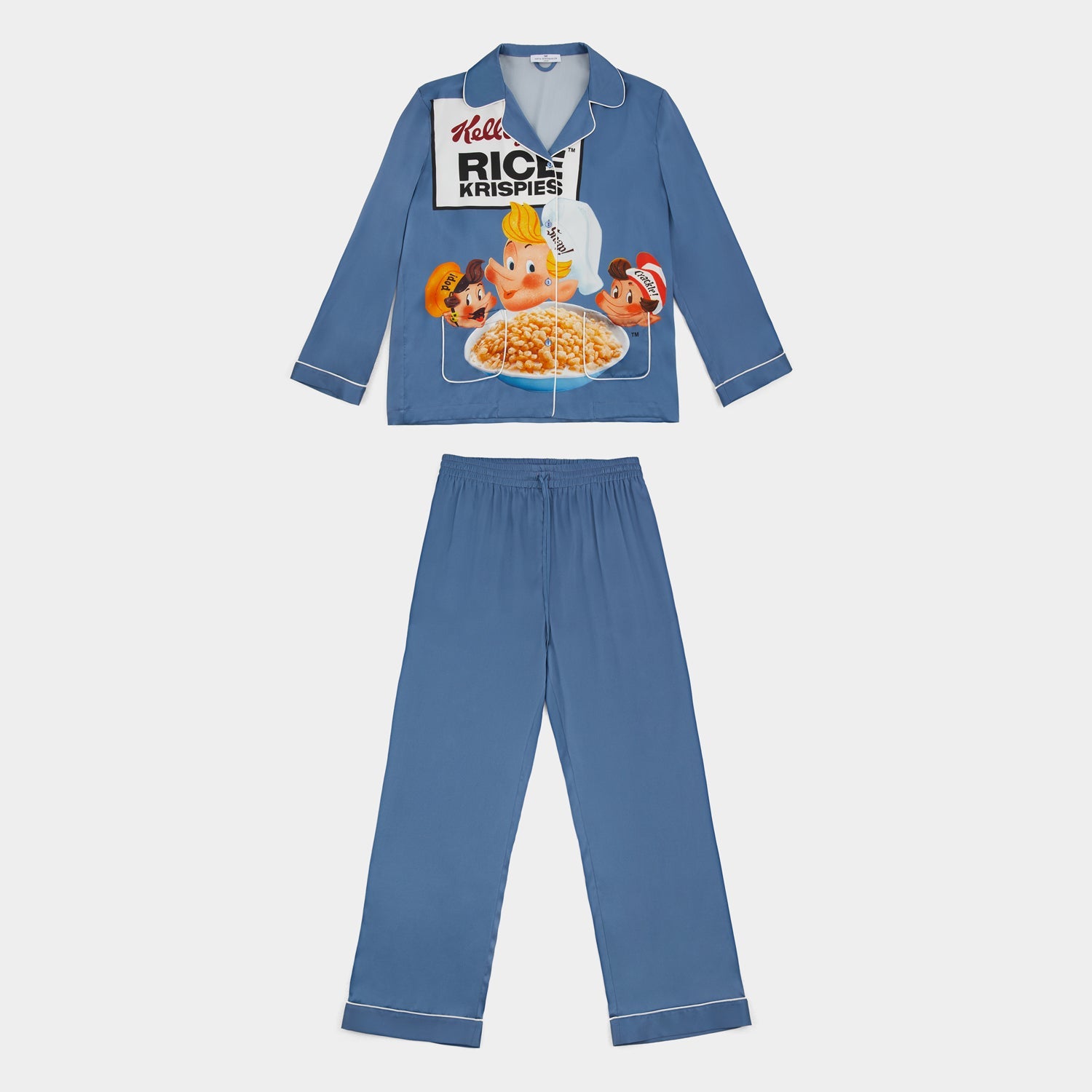 Anya Brands Rice Krispies Pyjamas -

                  
                    Silk in Sky Blue -
                  

                  Anya Hindmarch EU

