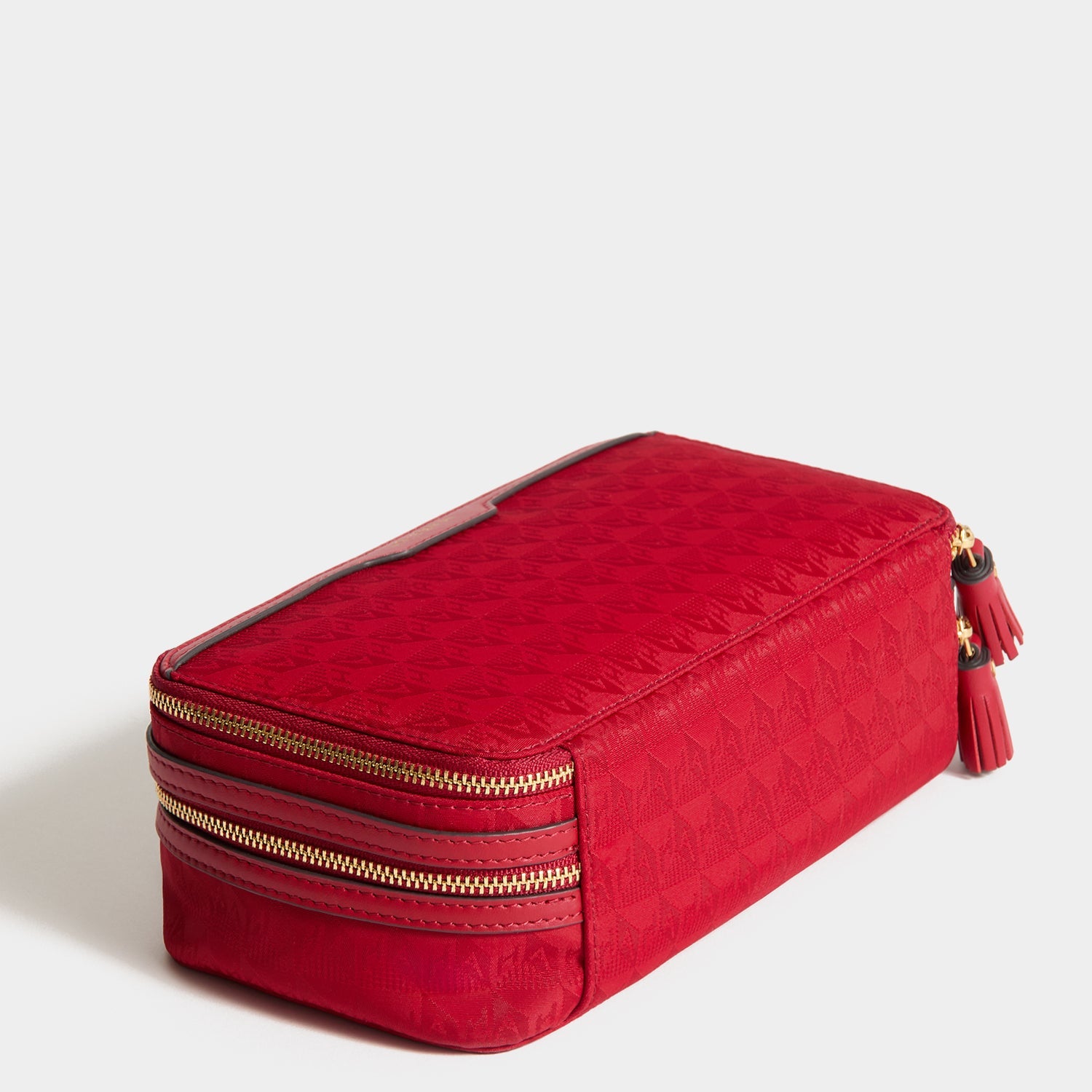 Logo Make-Up Pouch -

          
            Recycled Nylon in Medium Red -
          

          Anya Hindmarch EU
