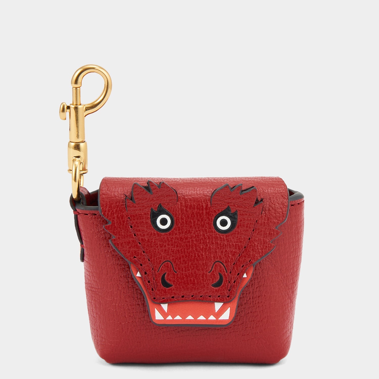 Dragon Earphones Pouch -

                  
                    Capra Leather in Russet -
                  

                  Anya Hindmarch EU
